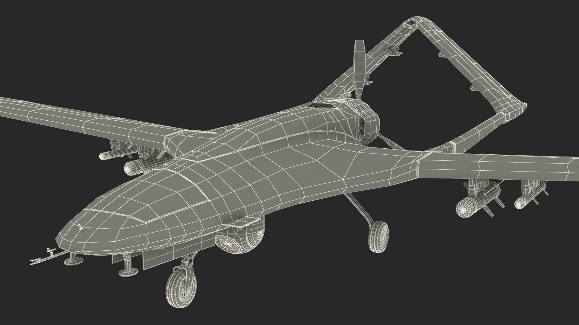 3D model Unmanned Combat Aerial Vehicle