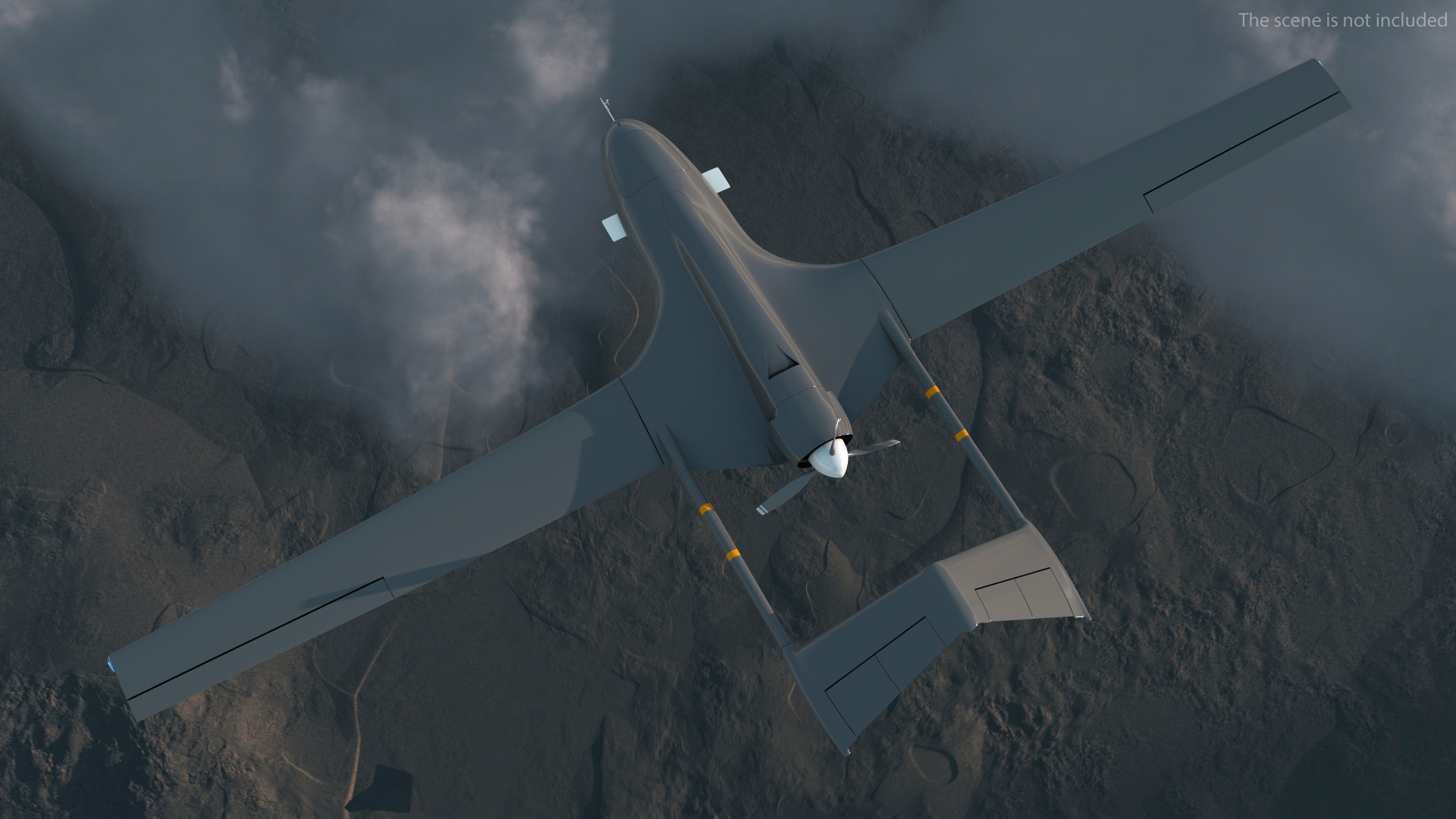 3D model Unmanned Combat Aerial Vehicle