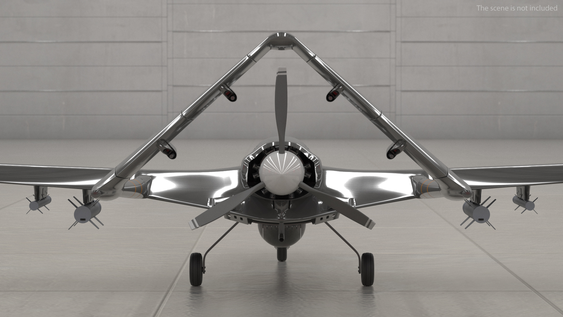 3D model Unmanned Combat Aerial Vehicle