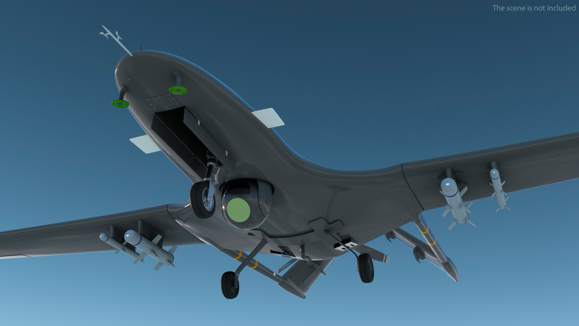 3D model Unmanned Combat Aerial Vehicle
