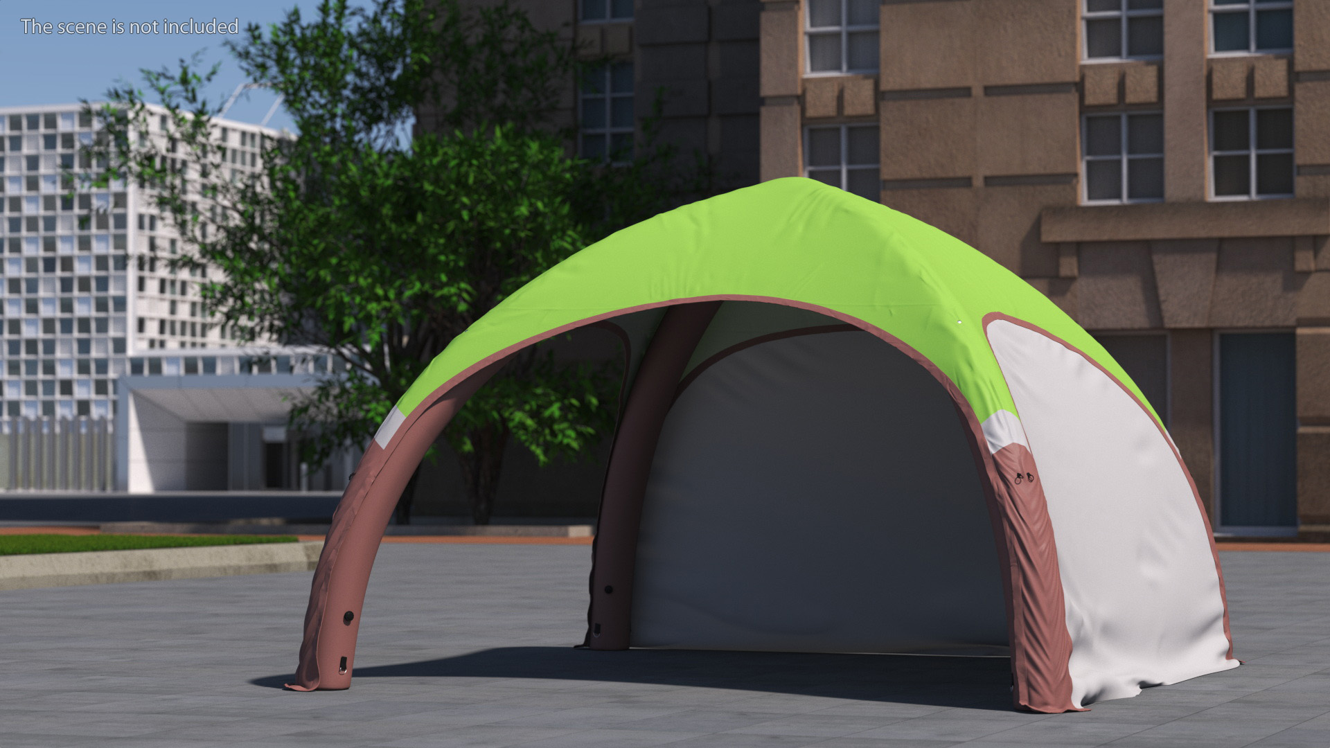 3D Air Dome Tent model