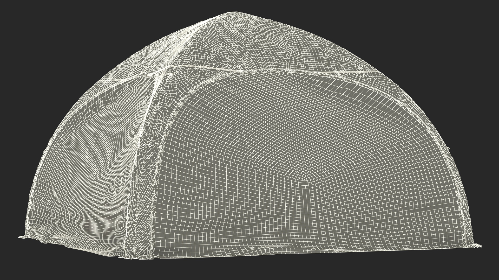 3D Air Dome Tent model