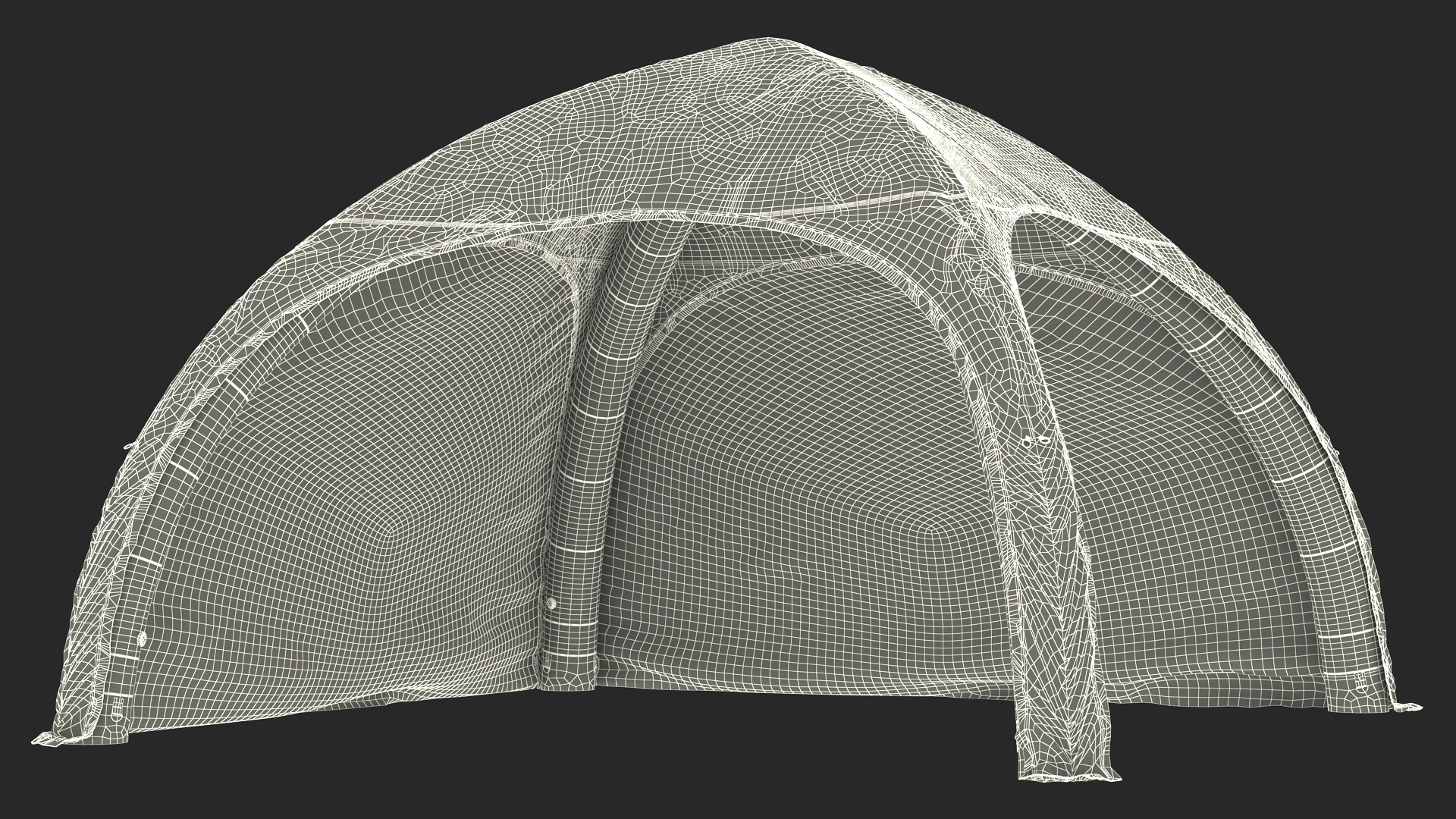 3D Air Dome Tent model
