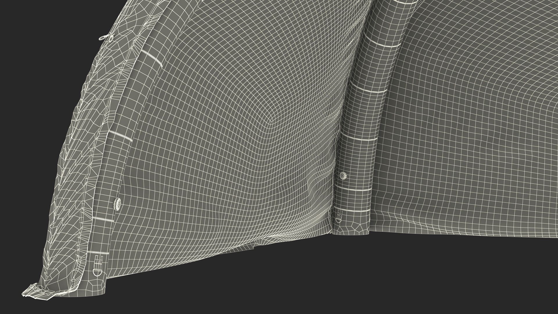 3D Air Dome Tent model