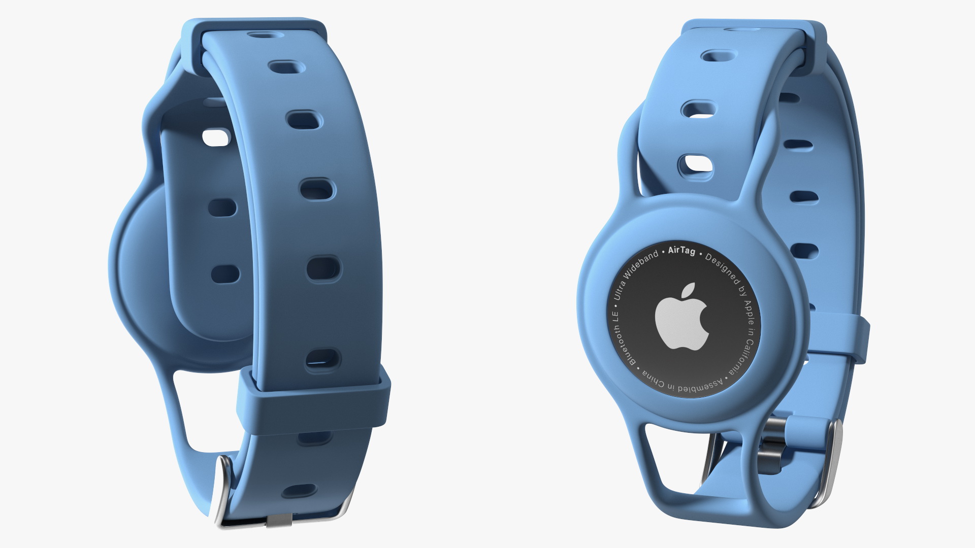 3D Apple AirTag Dog Collar model