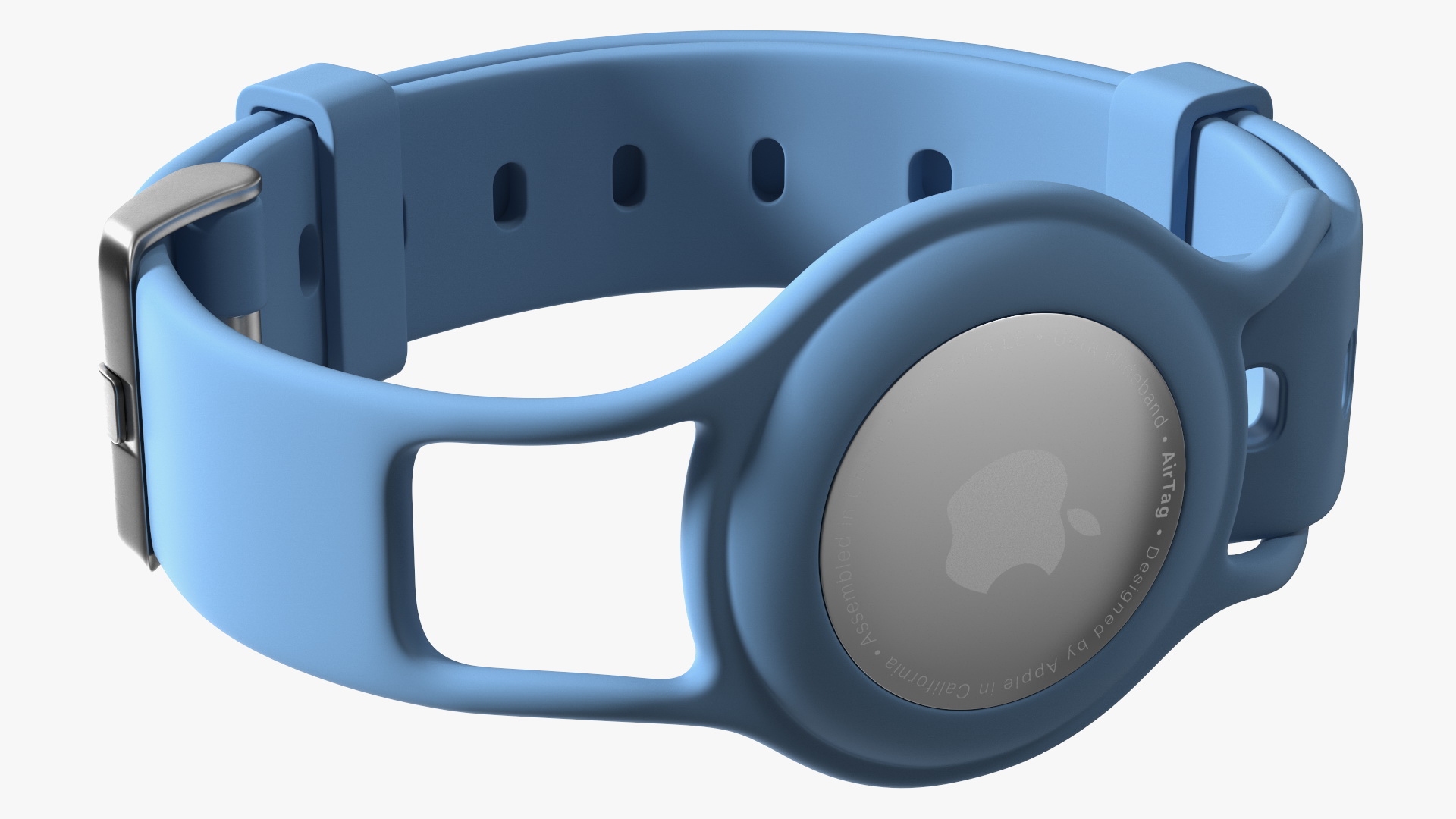 3D Apple AirTag Dog Collar model