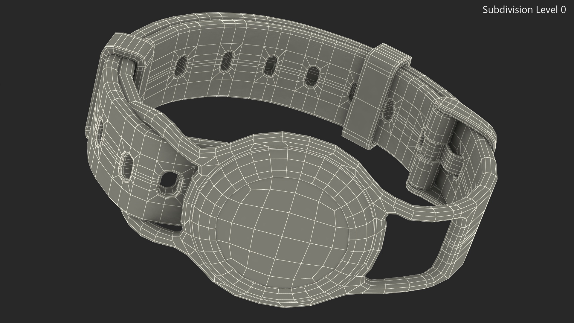 3D Apple AirTag Dog Collar model