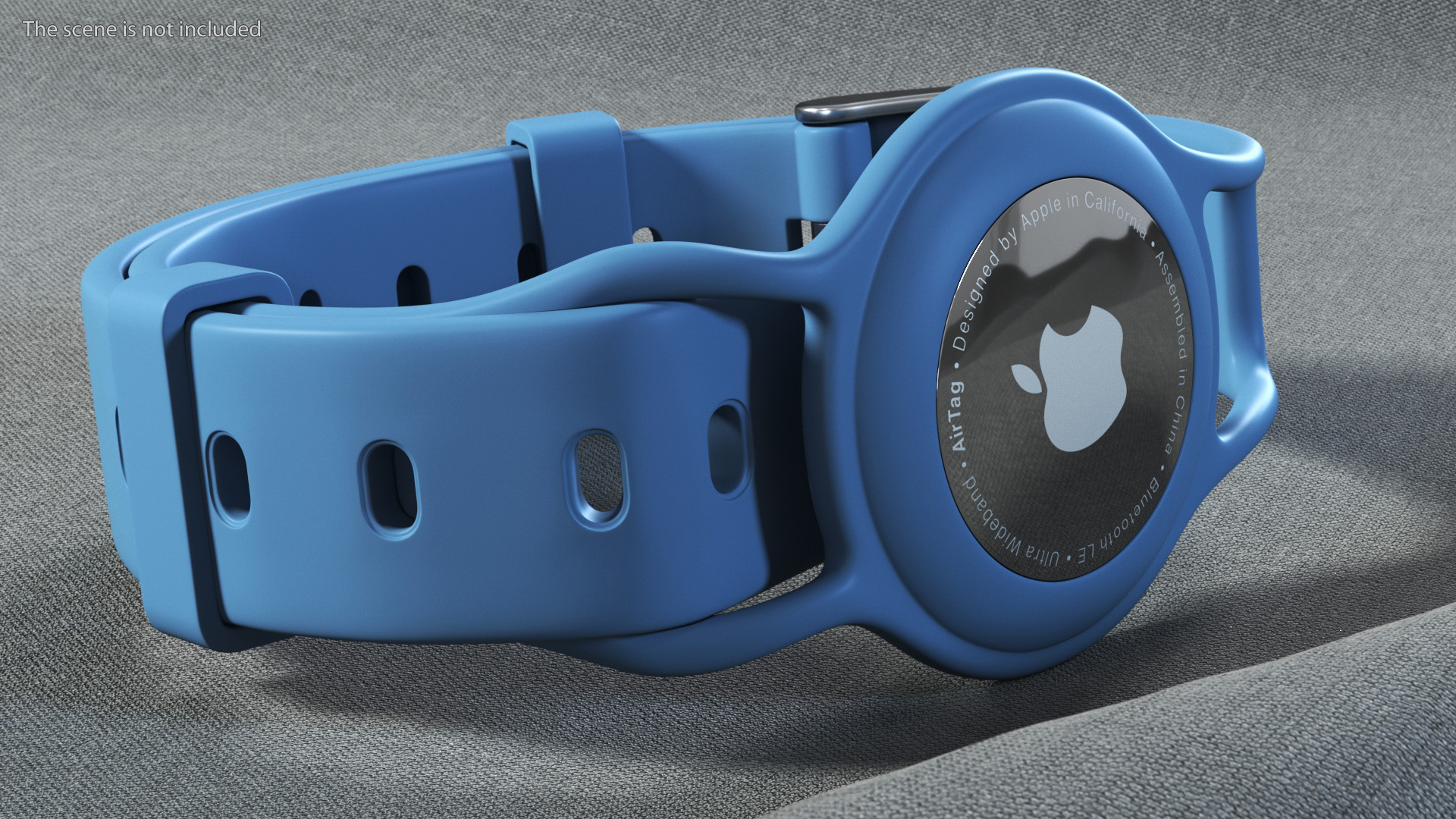 3D Apple AirTag Dog Collar model