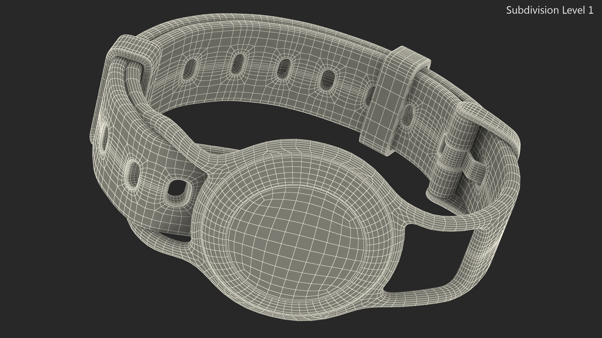 3D Apple AirTag Dog Collar model