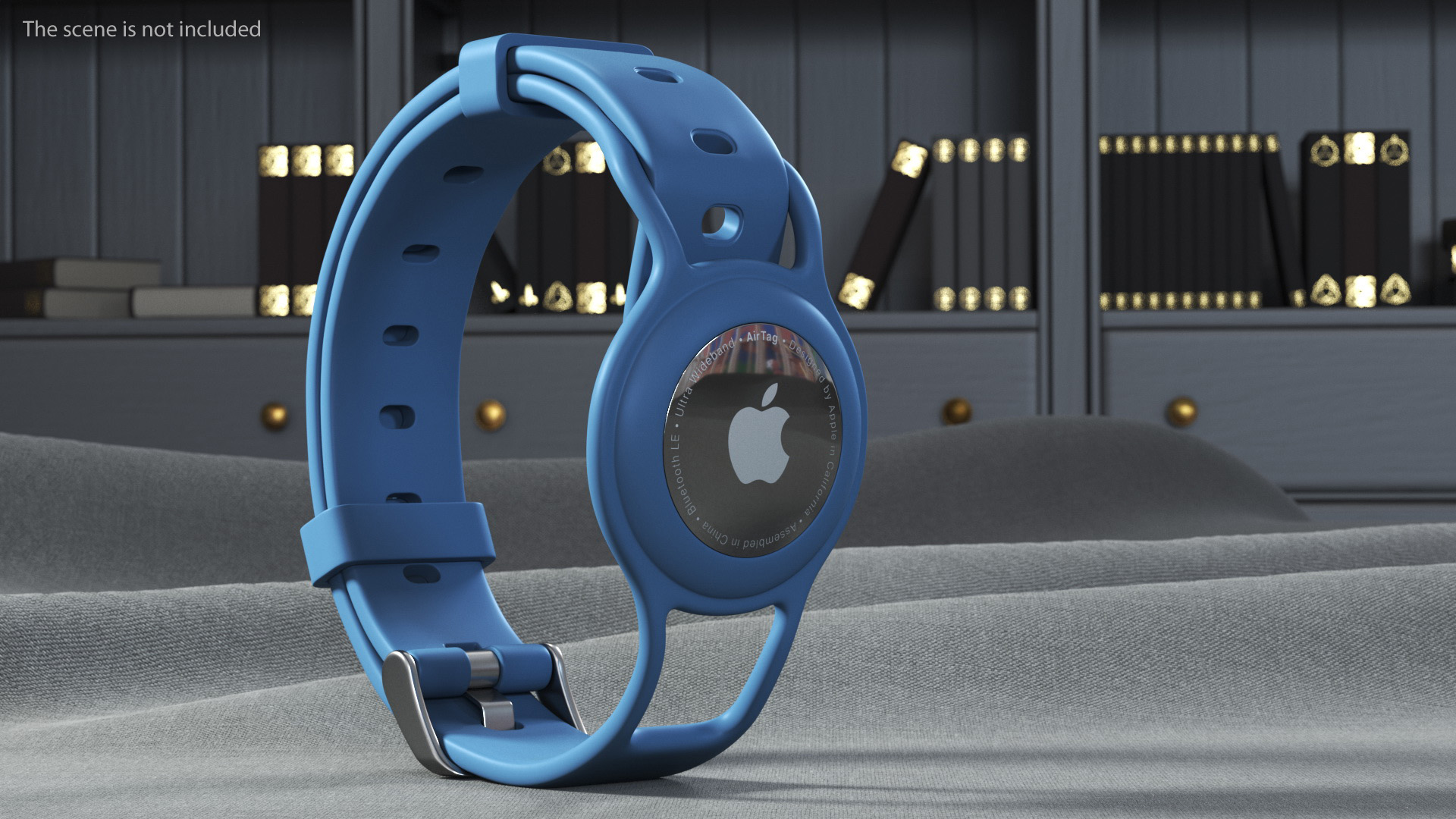 3D Apple AirTag Dog Collar model
