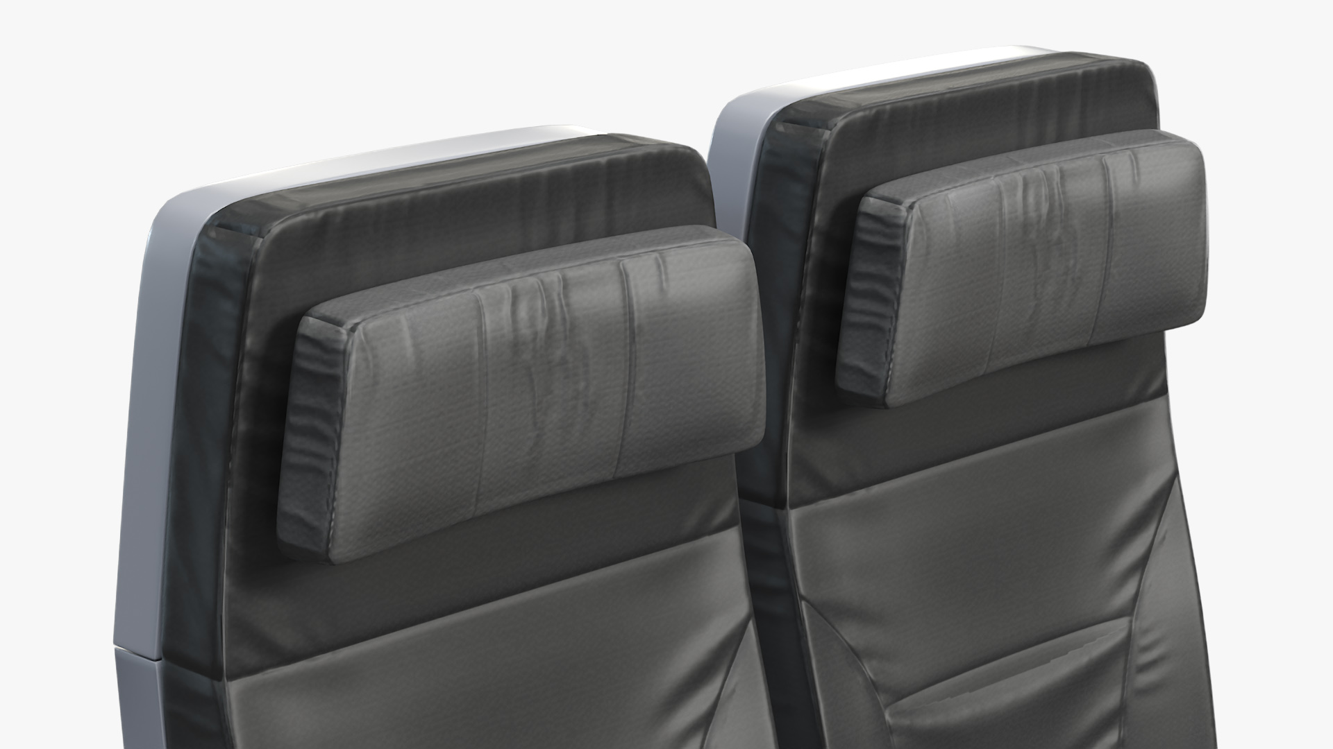 3D Passenger Aircraft Double Seats