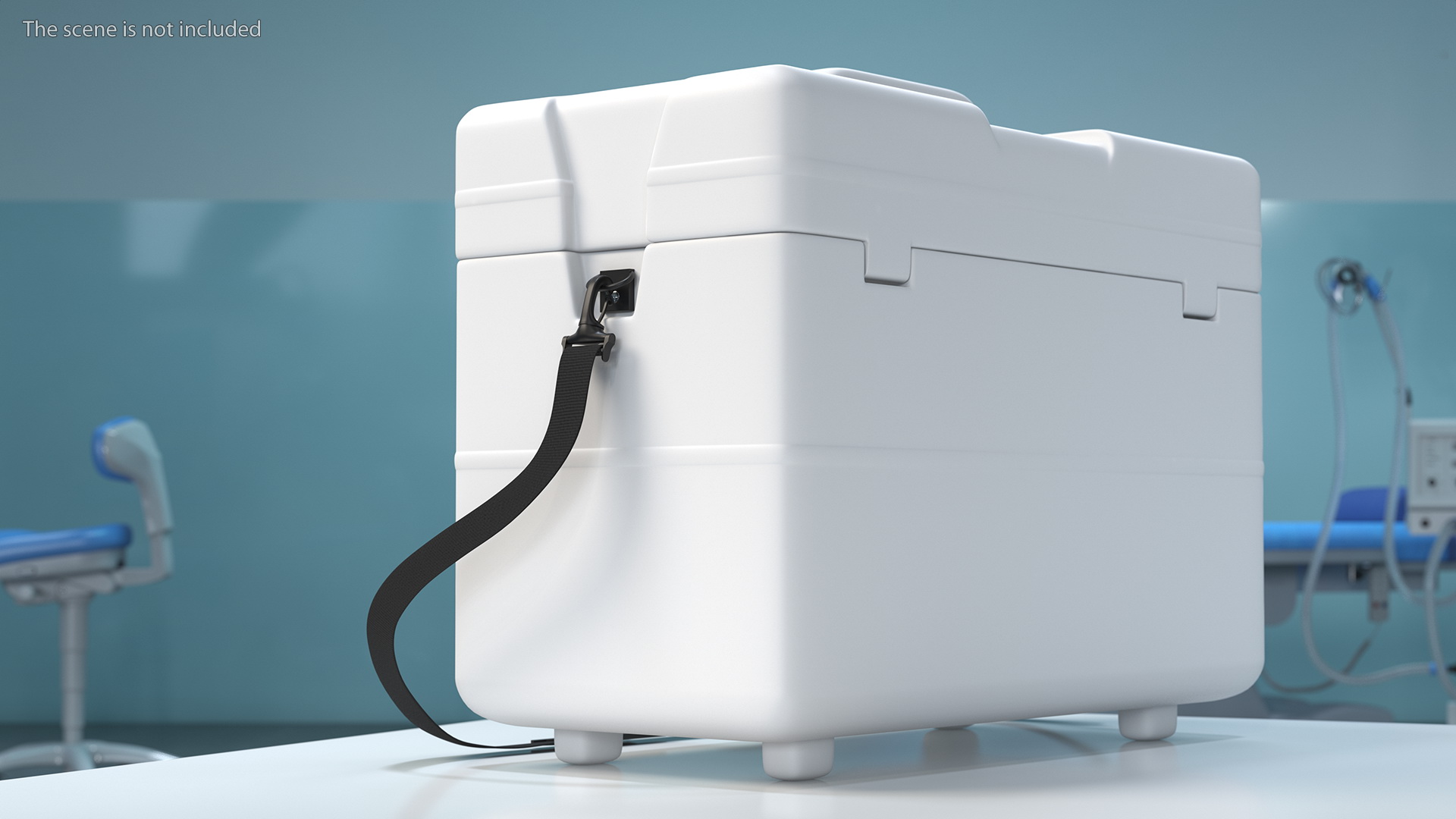 Vaccine Transport Box White 3D