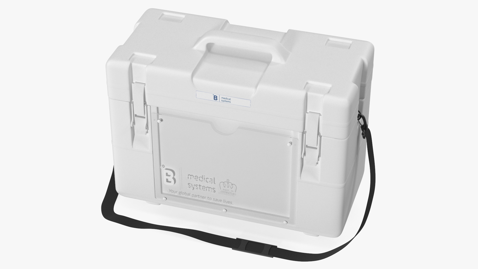 Vaccine Transport Box White 3D