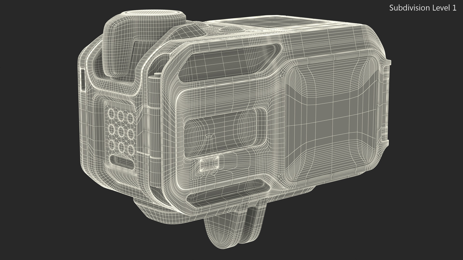 3D Garmin VIRB X Action Camera Detached