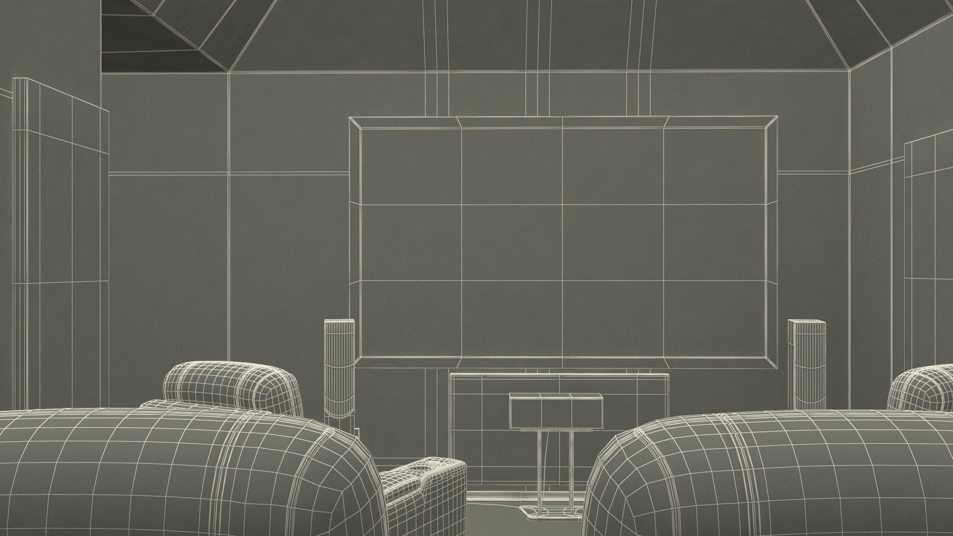 Home Theater Room 3D