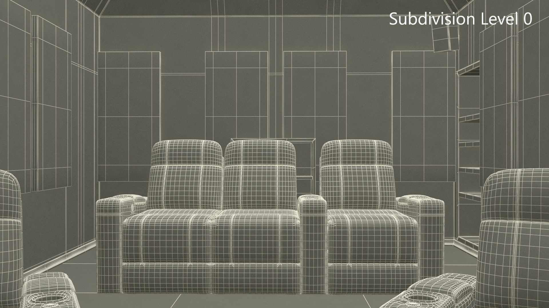 Home Theater Room 3D