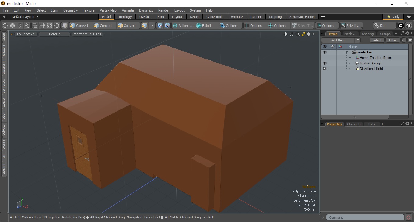 Home Theater Room 3D