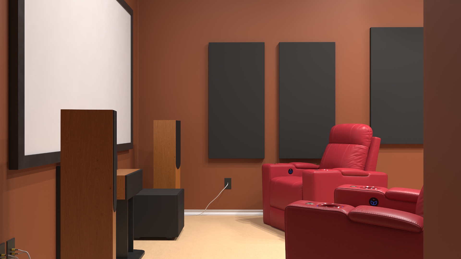 Home Theater Room 3D