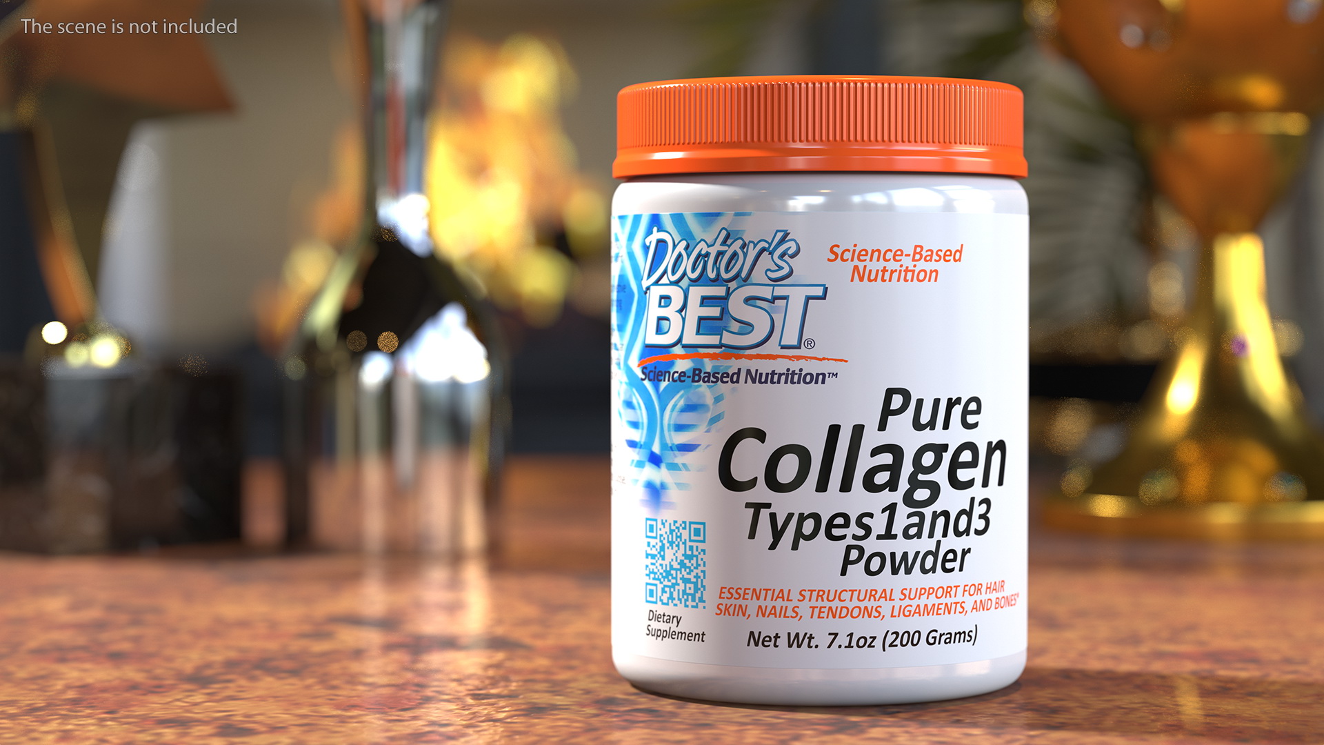 3D Doctors Best Collagen Powder model