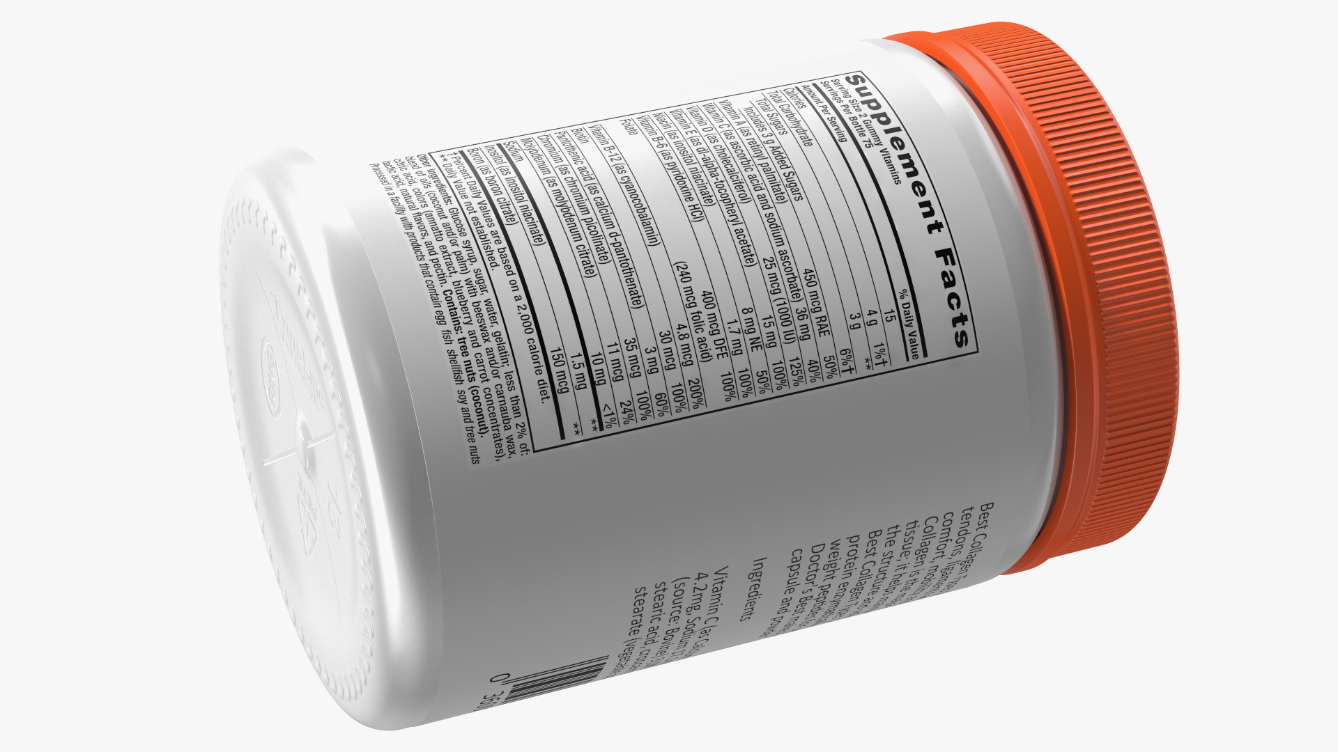 3D Doctors Best Collagen Powder model