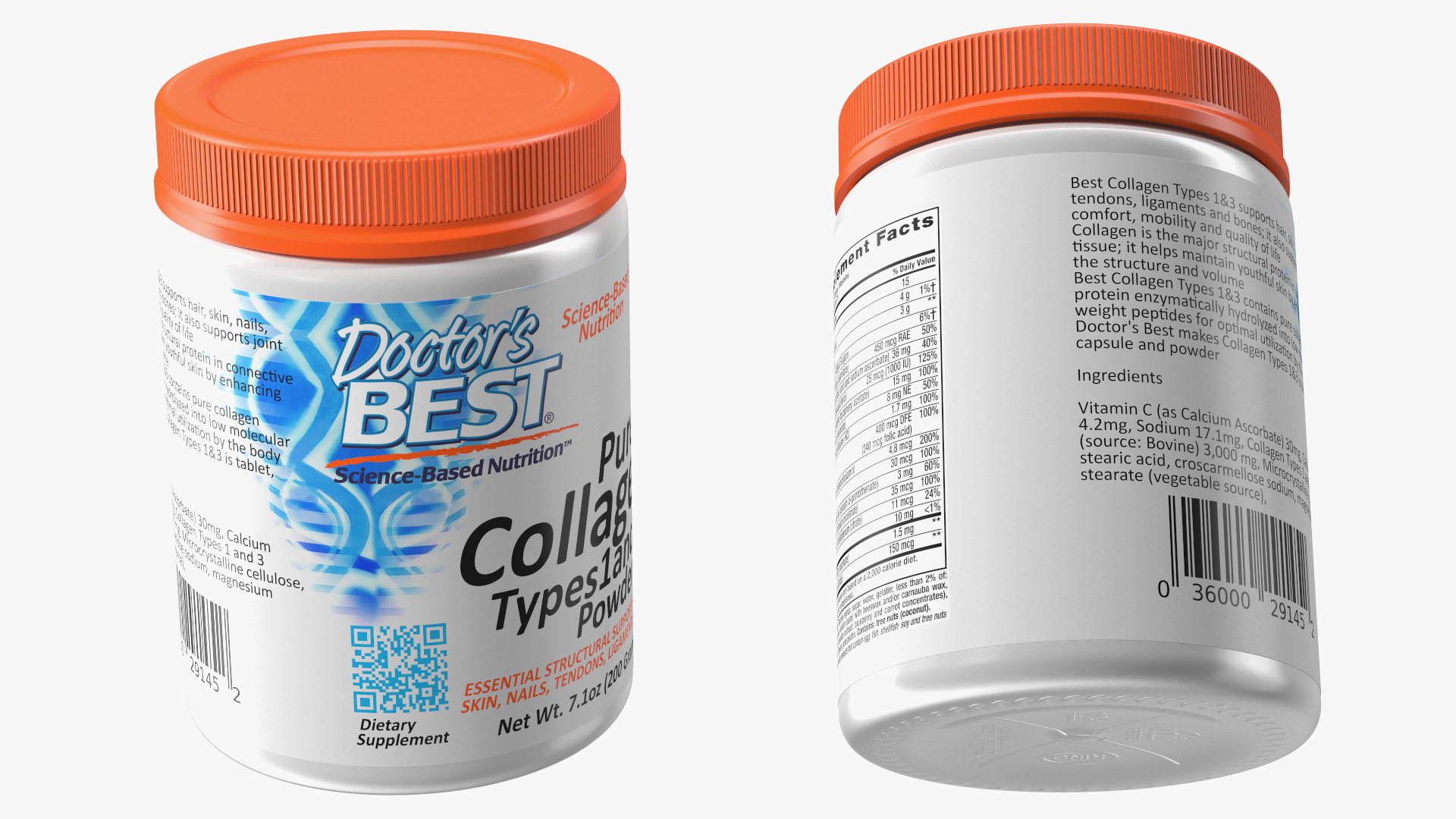 3D Doctors Best Collagen Powder model