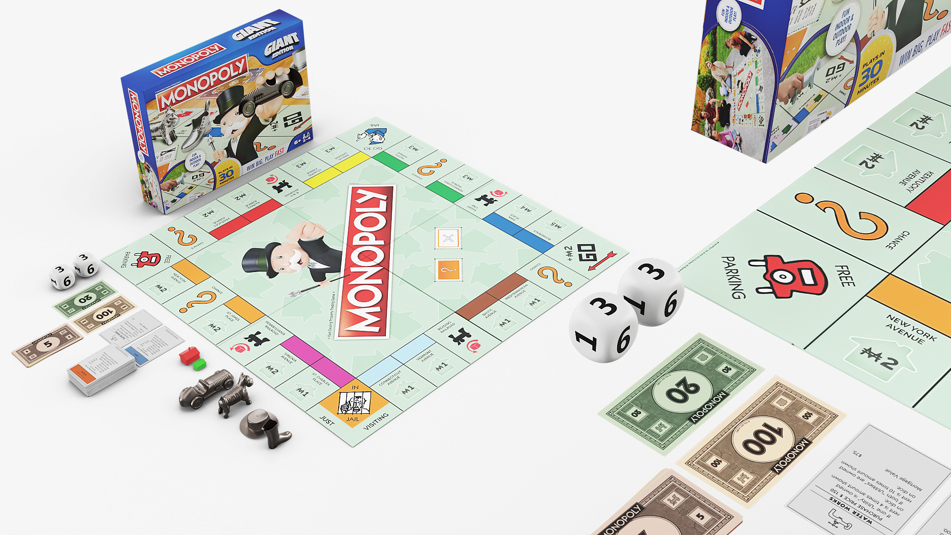 Monopoly Giant Edition Board - view 2