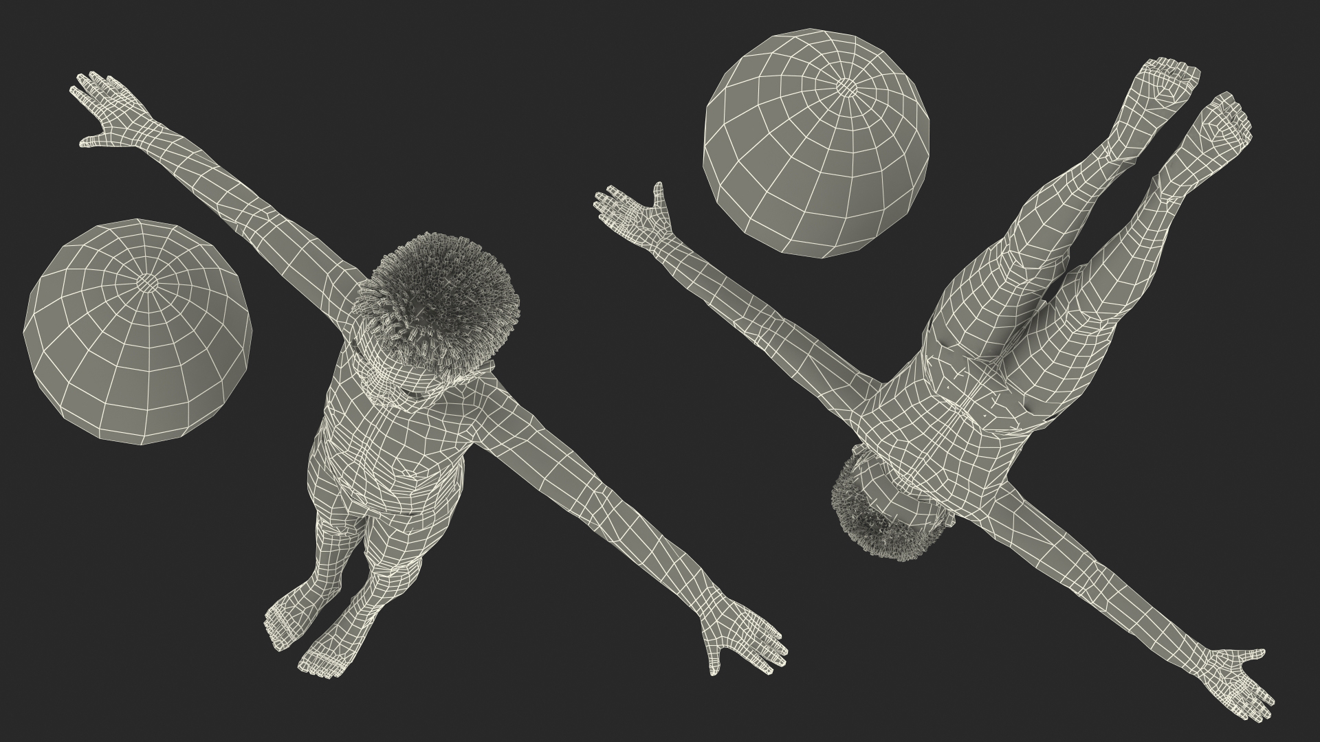 3D Black Child Boy Beach Style Rigged for Cinema 4D model
