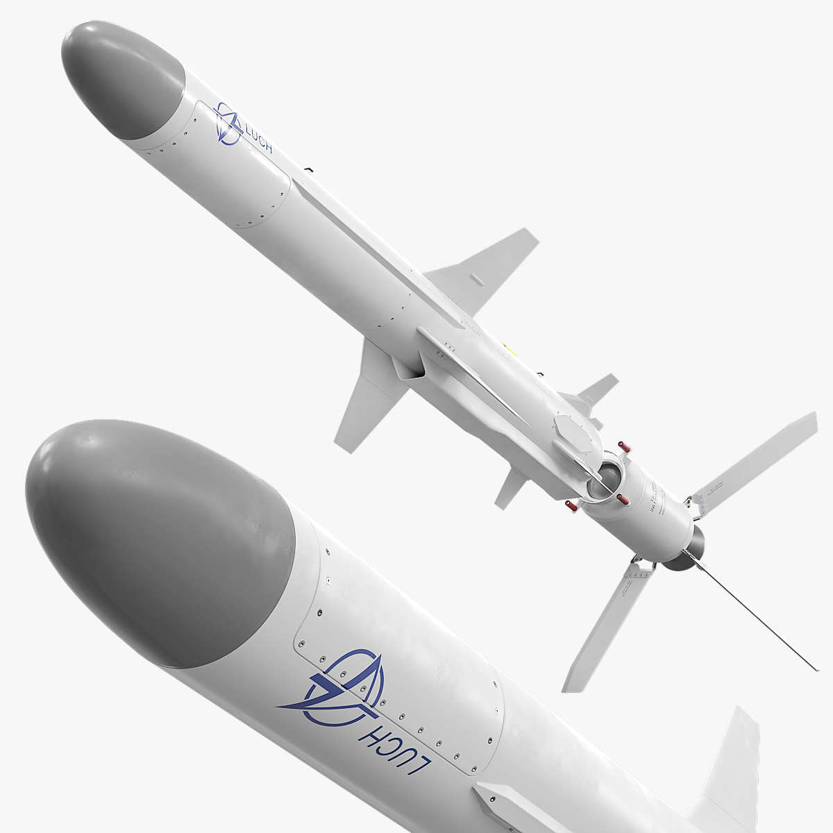 Luch R360 Neptune Guided Missile System 3D model preview