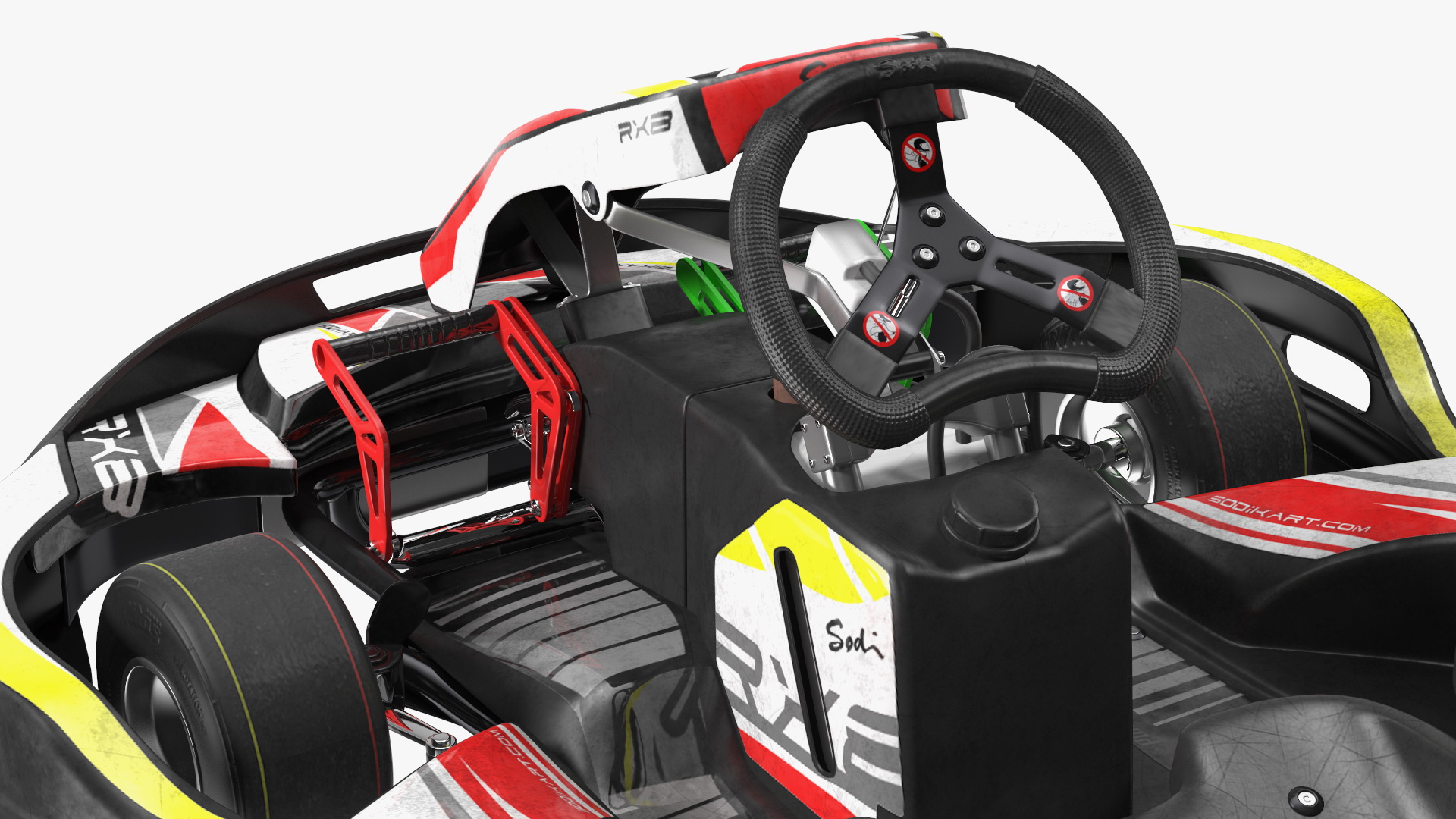 3D SODI RX8 Kart Used model