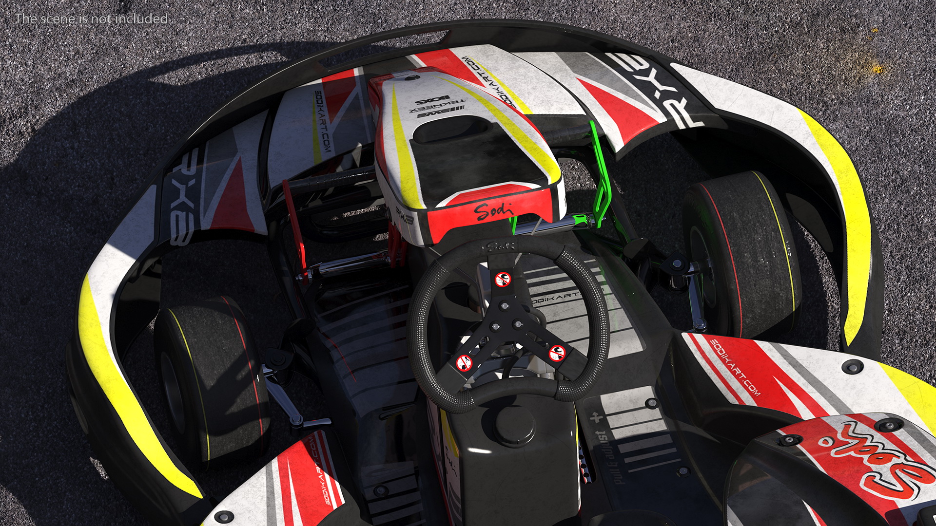 3D SODI RX8 Kart Used model