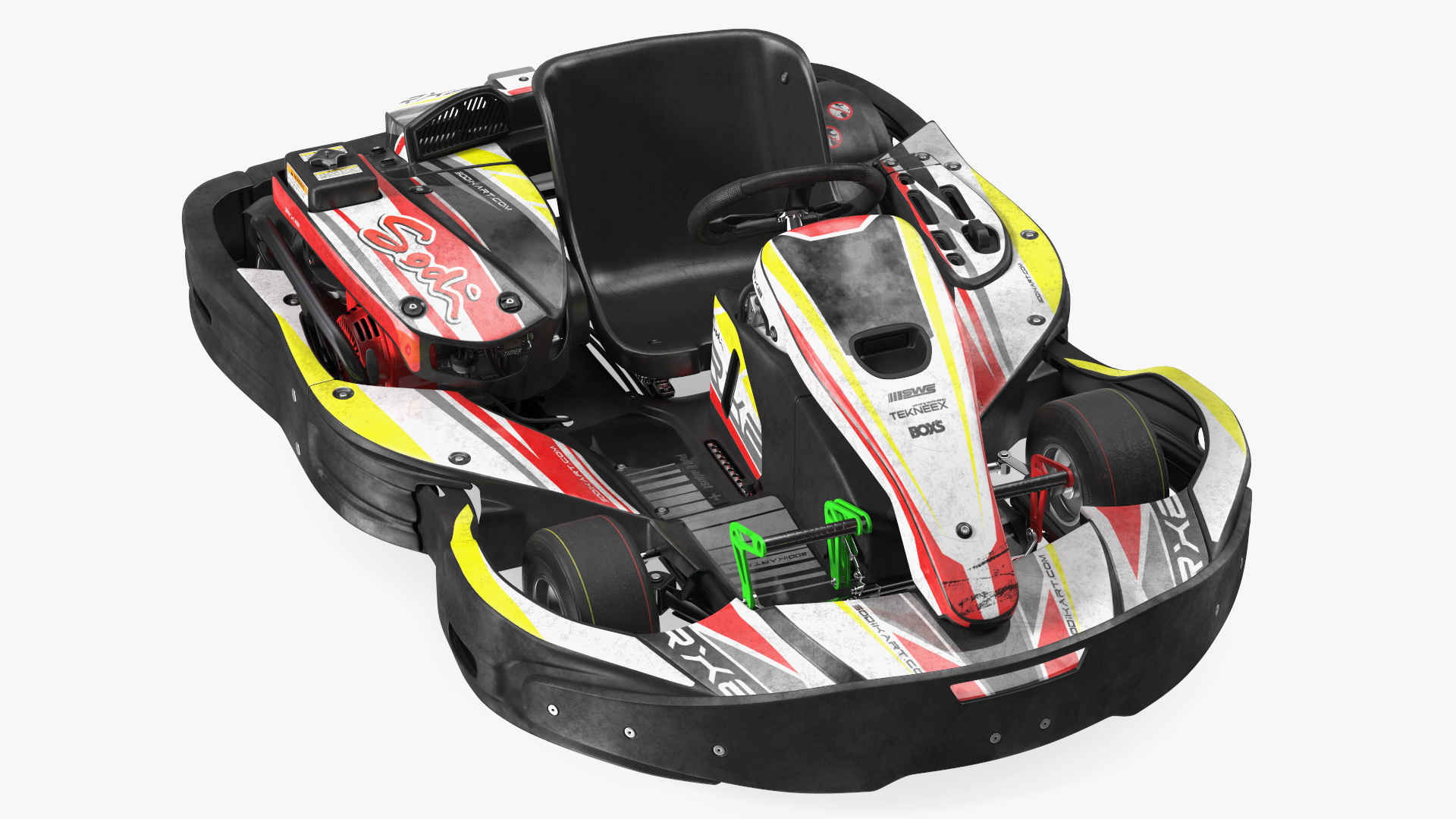 3D SODI RX8 Kart Used model