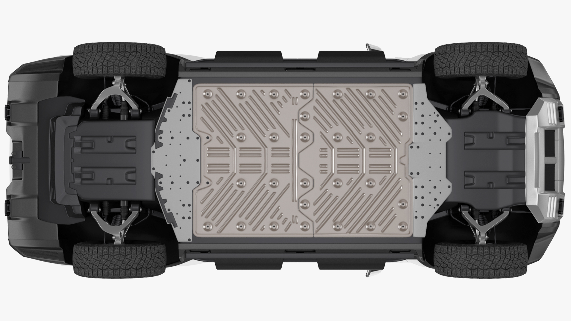 3D GMC Hummer EV PICKUP Lights Off