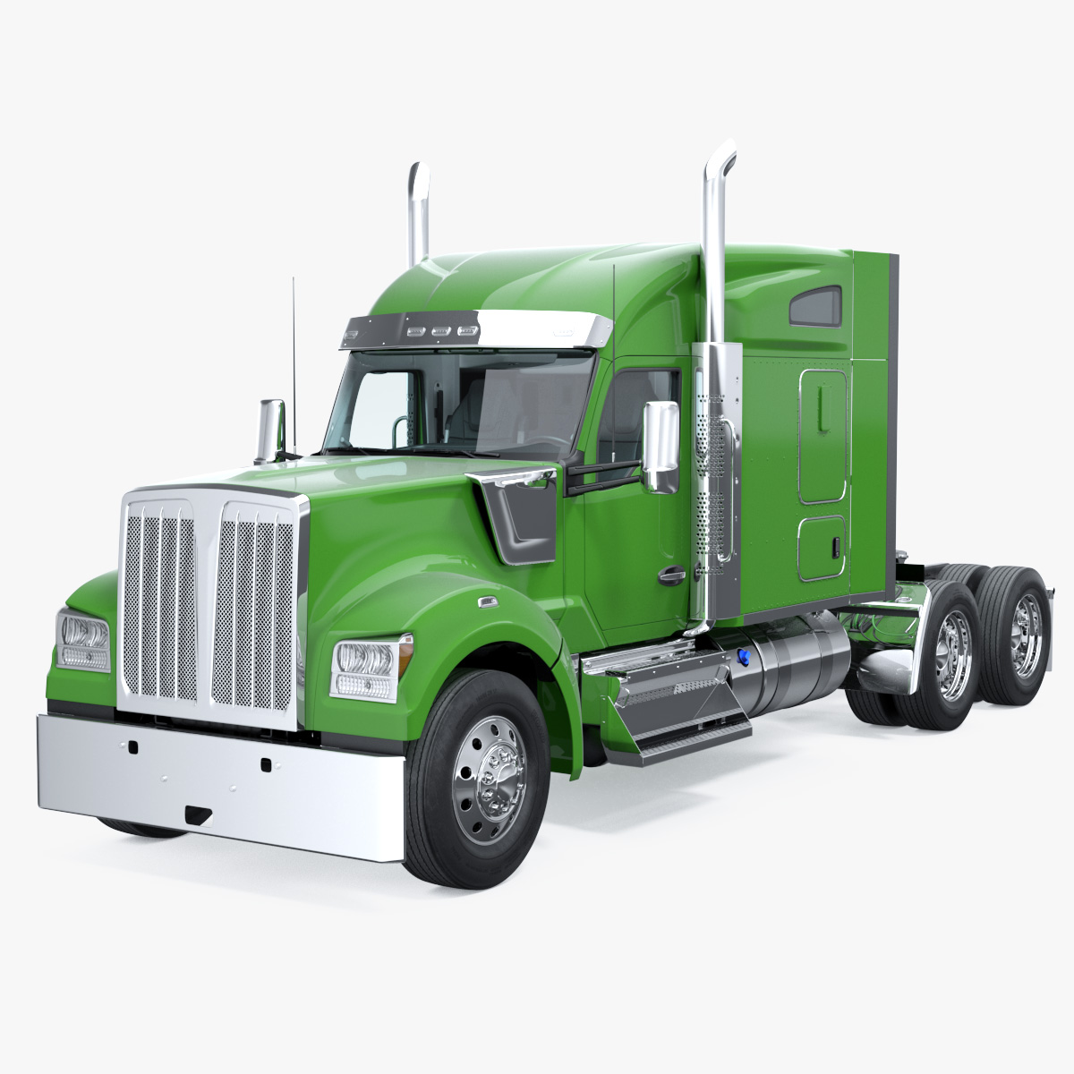Long Hood Truck Generic, view 3