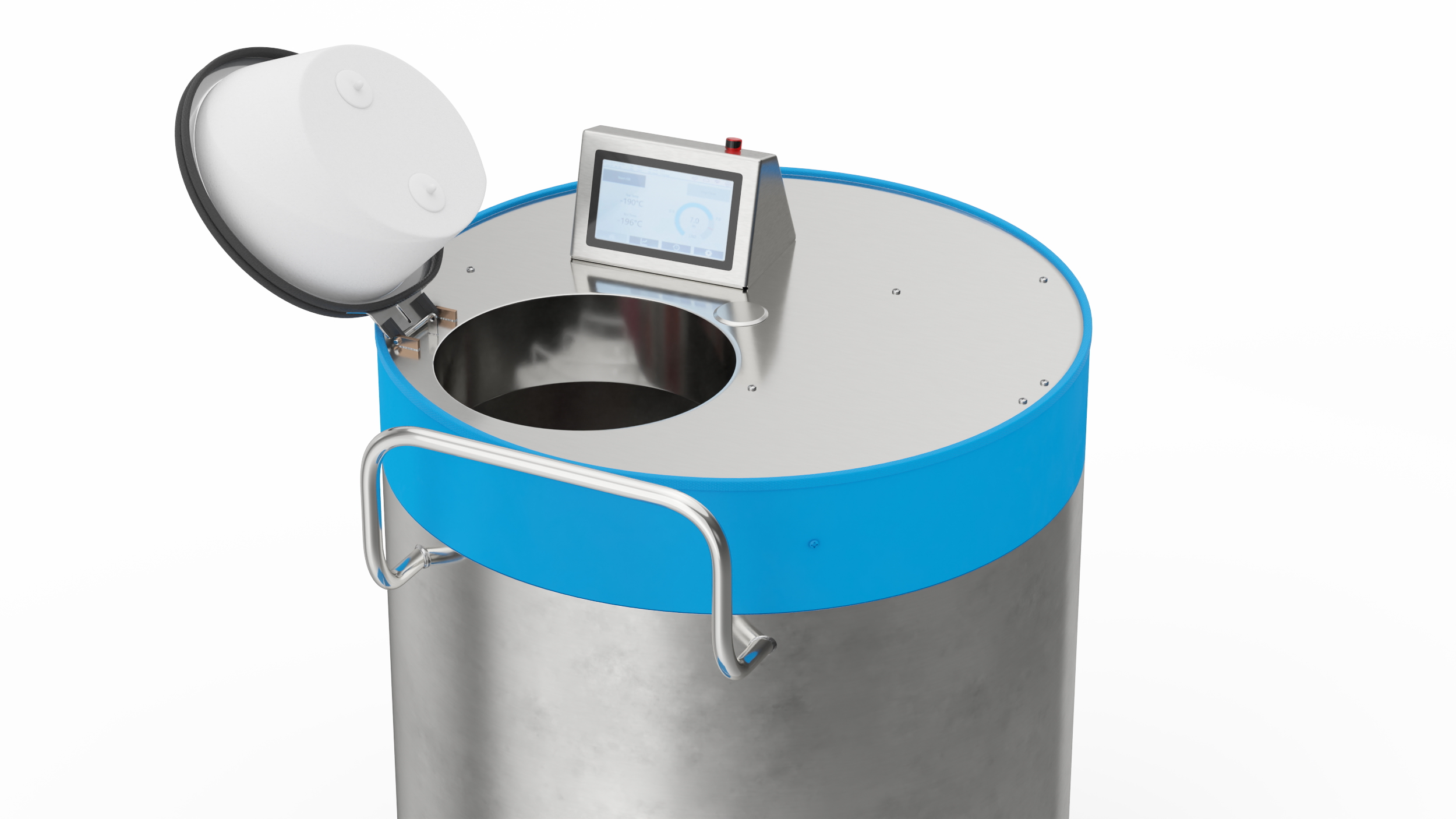 3D Cryogenic Freezer with Cryo-boxes model