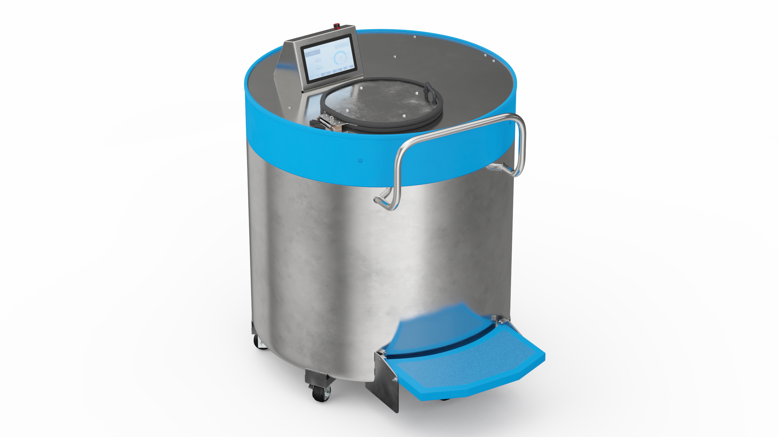 3D Cryogenic Freezer with Cryo-boxes model
