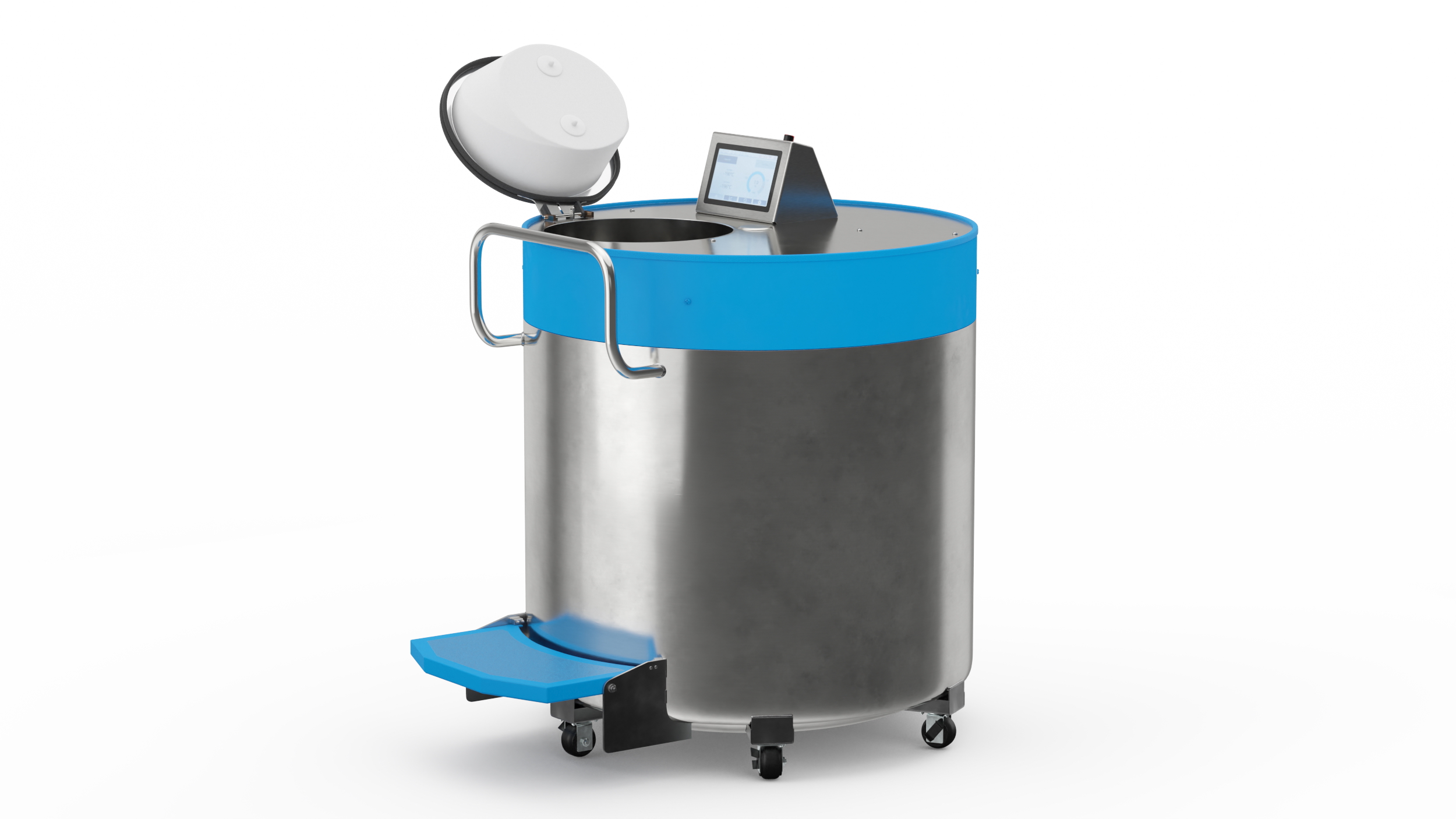3D Cryogenic Freezer with Cryo-boxes model