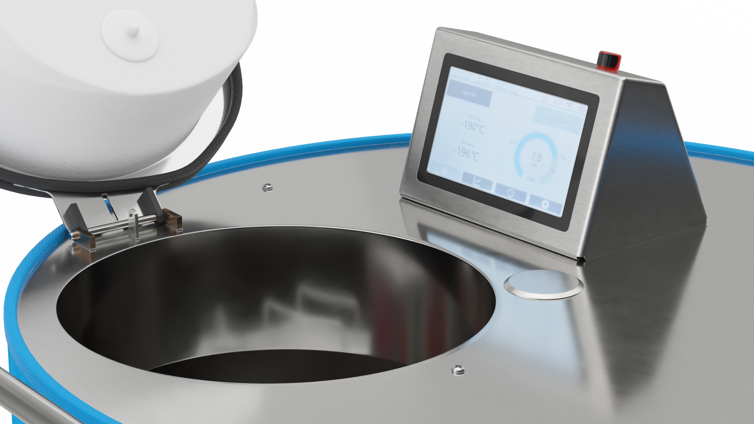 3D Cryogenic Freezer with Cryo-boxes model
