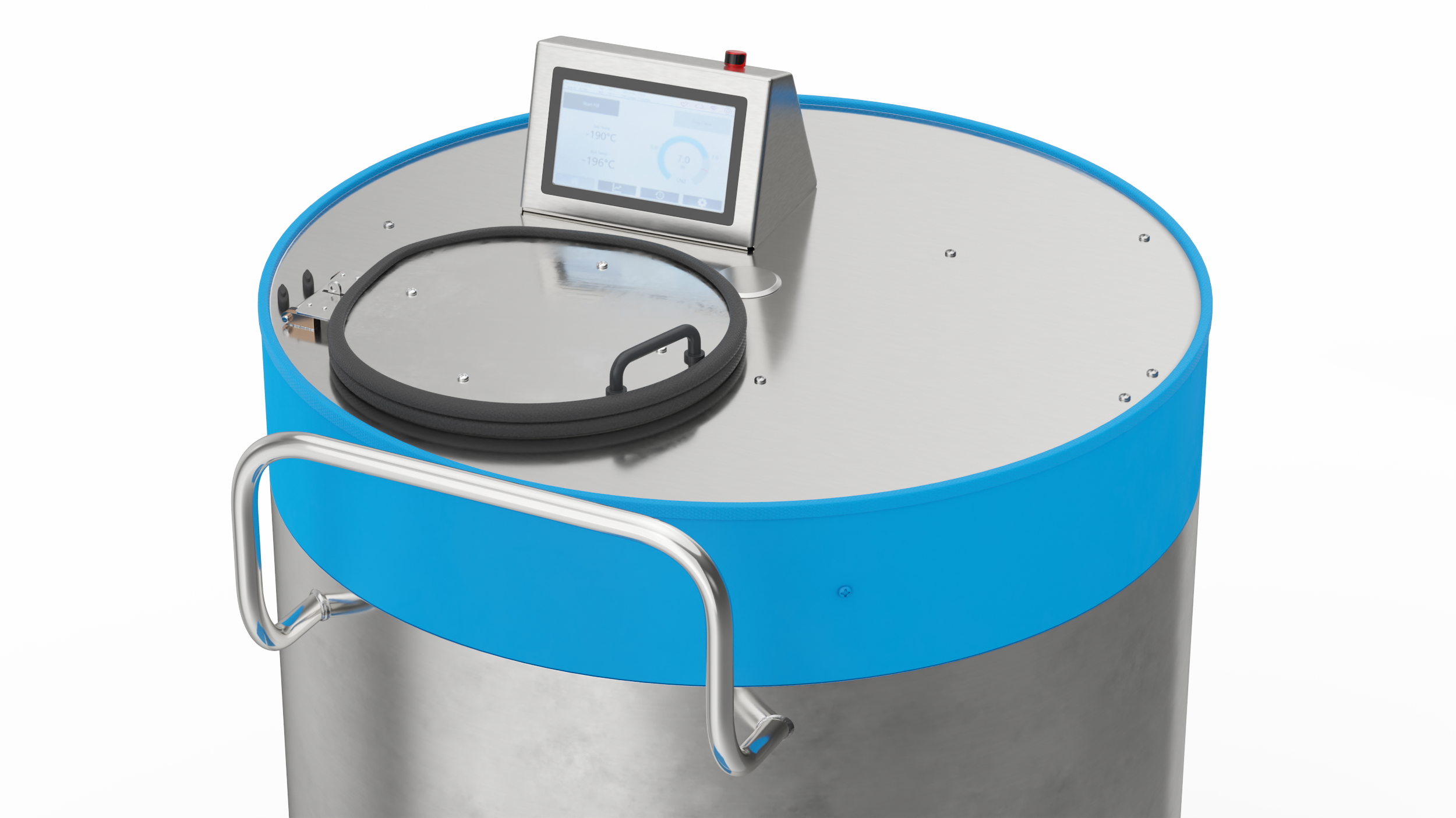 3D Cryogenic Freezer with Cryo-boxes model