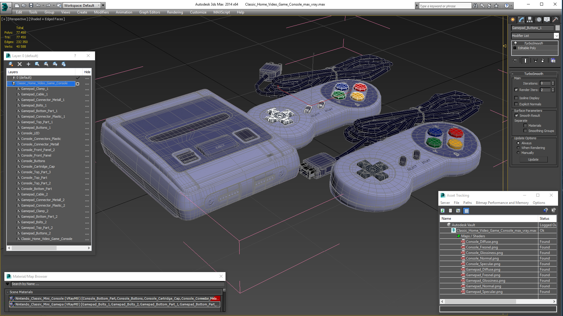 3D Classic Home Video Game Console