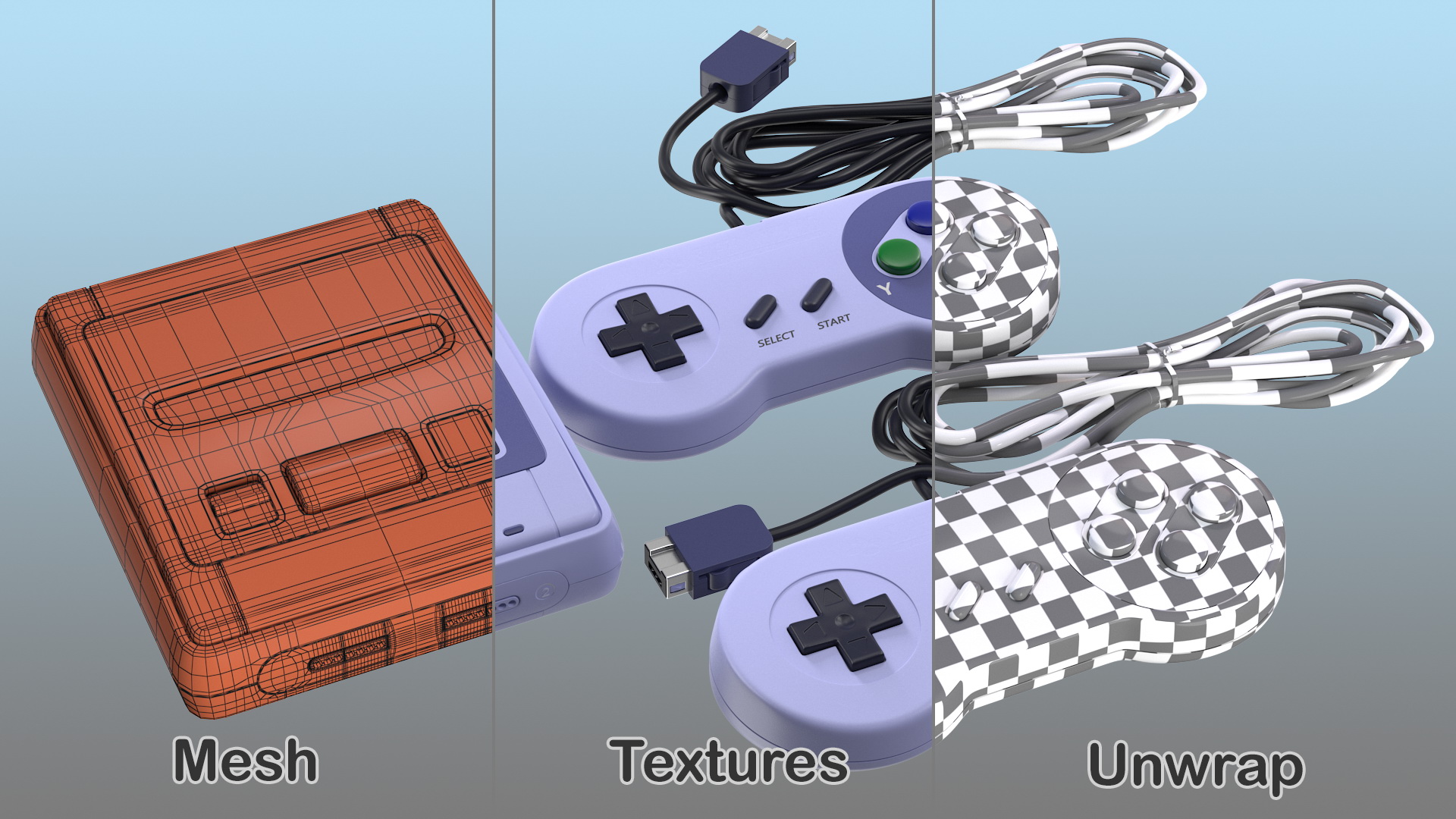 3D Classic Home Video Game Console