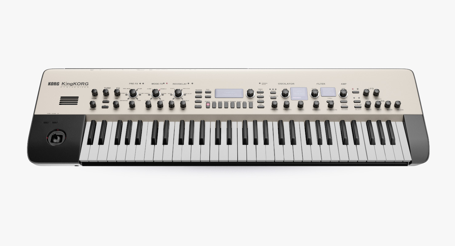 3D Korg KingKORG 61 Key Analog Modeling Synthesizer model