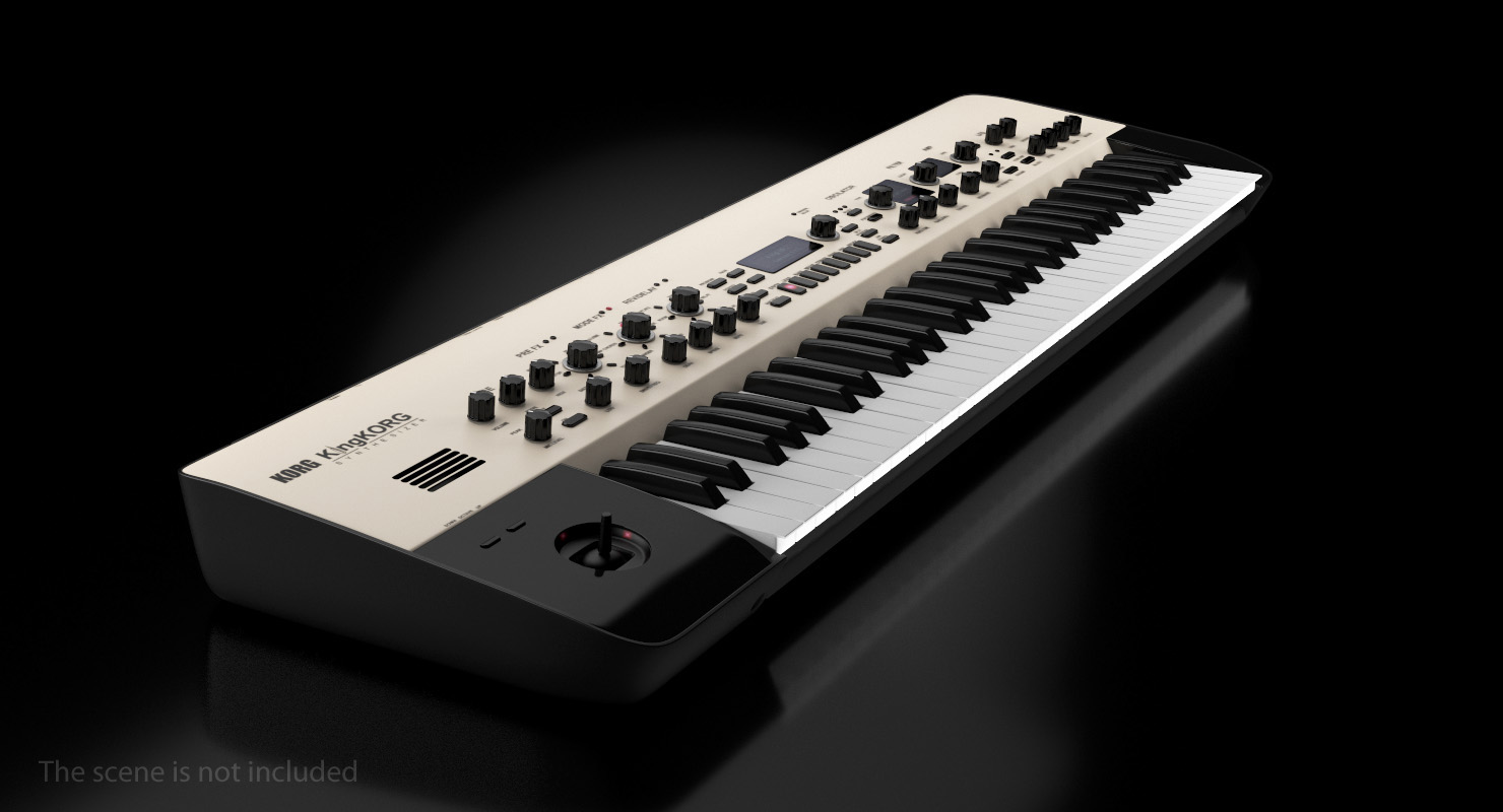 3D Korg KingKORG 61 Key Analog Modeling Synthesizer model