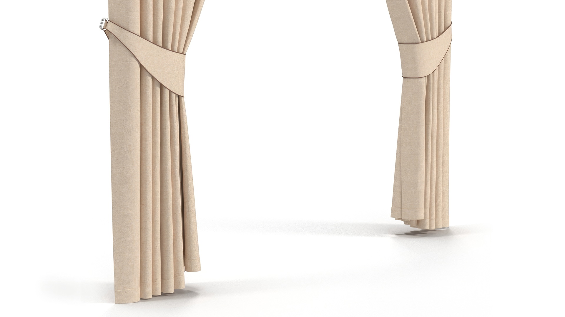 3D Curtains with Valance