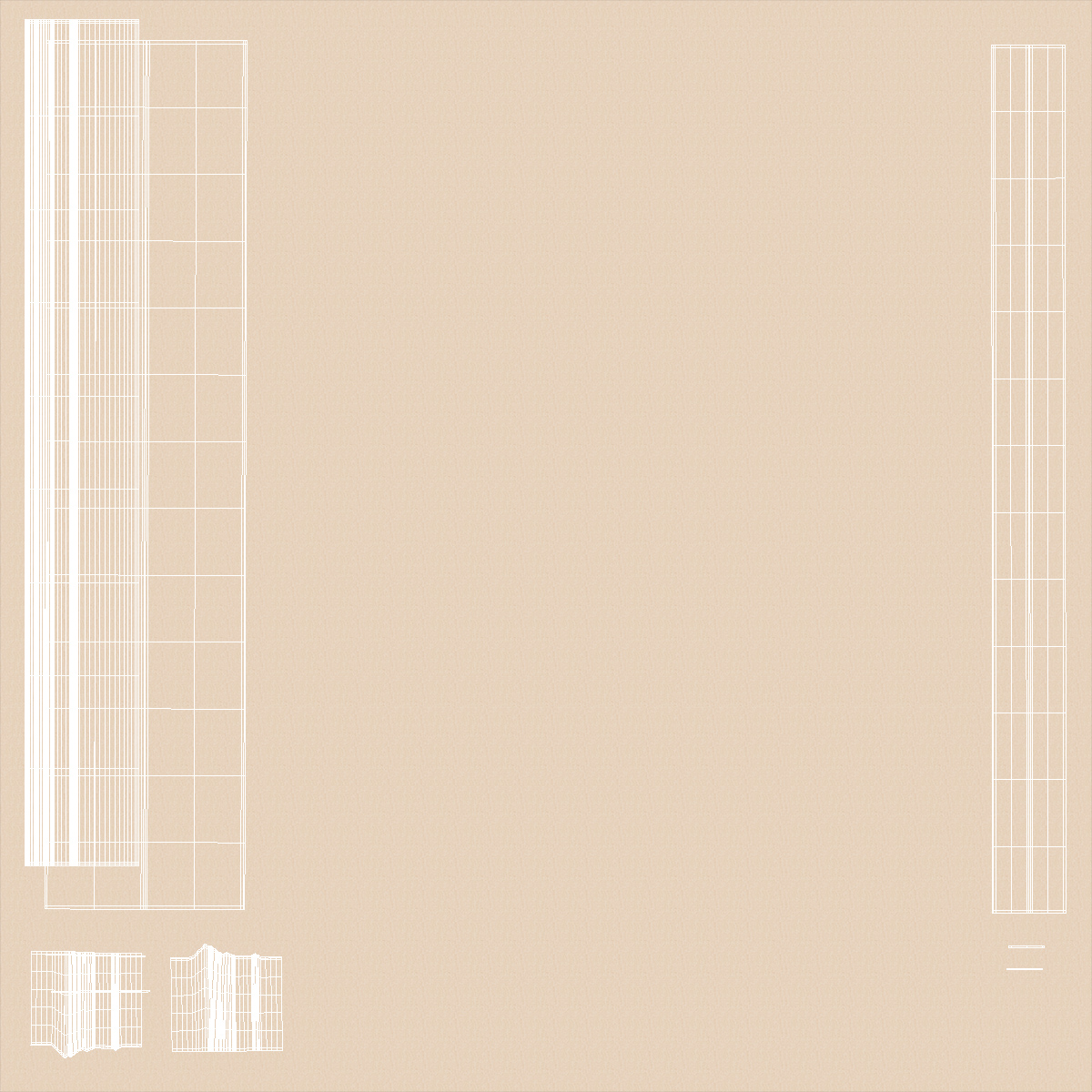 3D Curtains with Valance