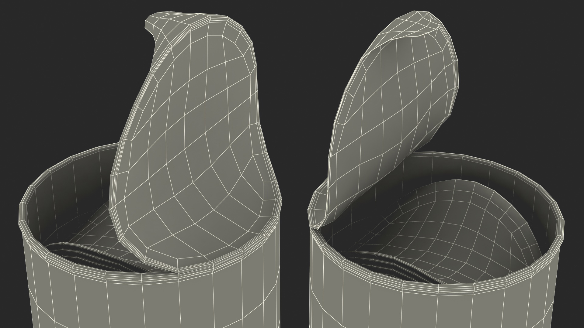 Open Pringles Original Potato Chips Can 3D model