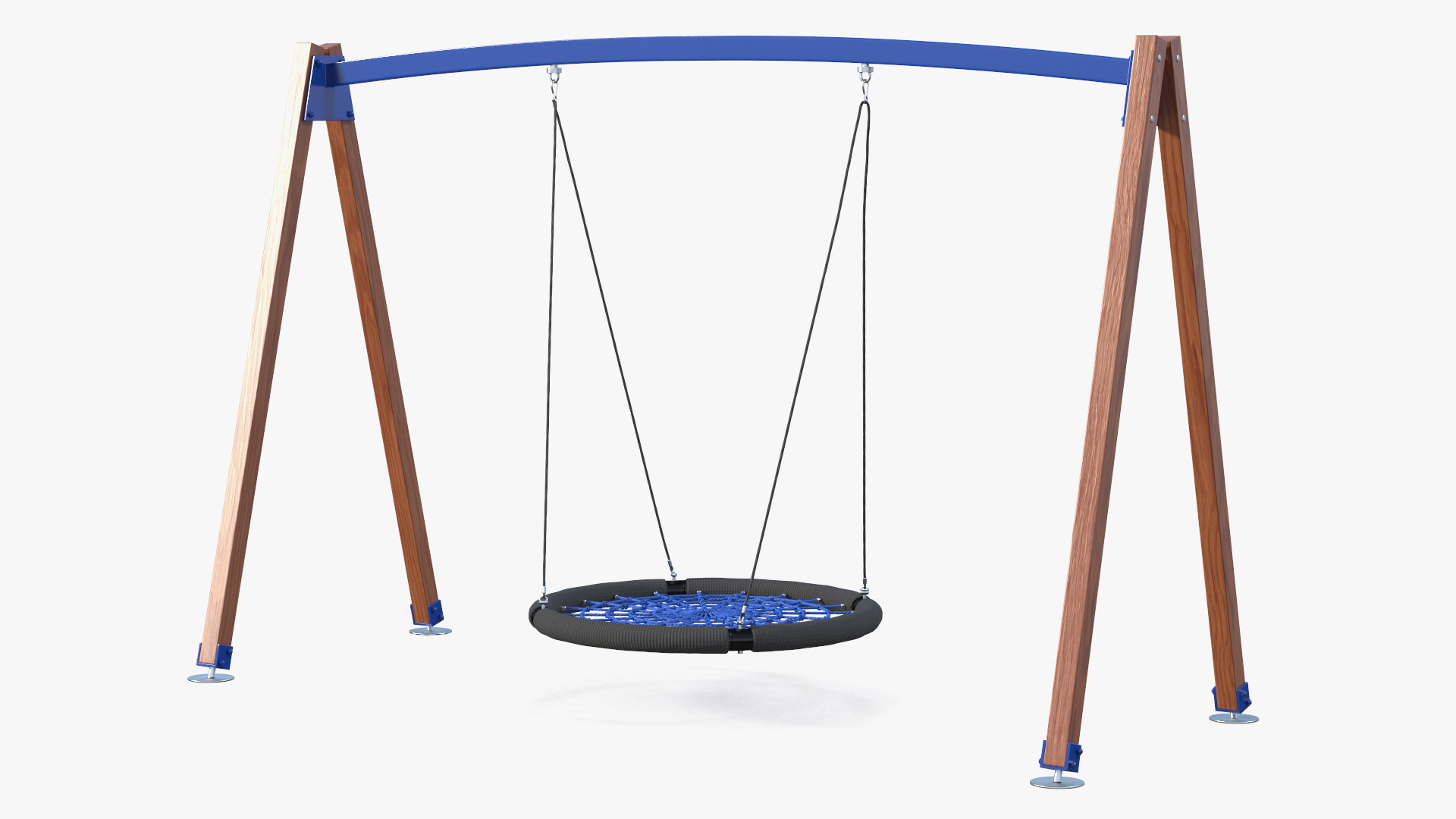 3D Spider Web Saucer Swing Blue model