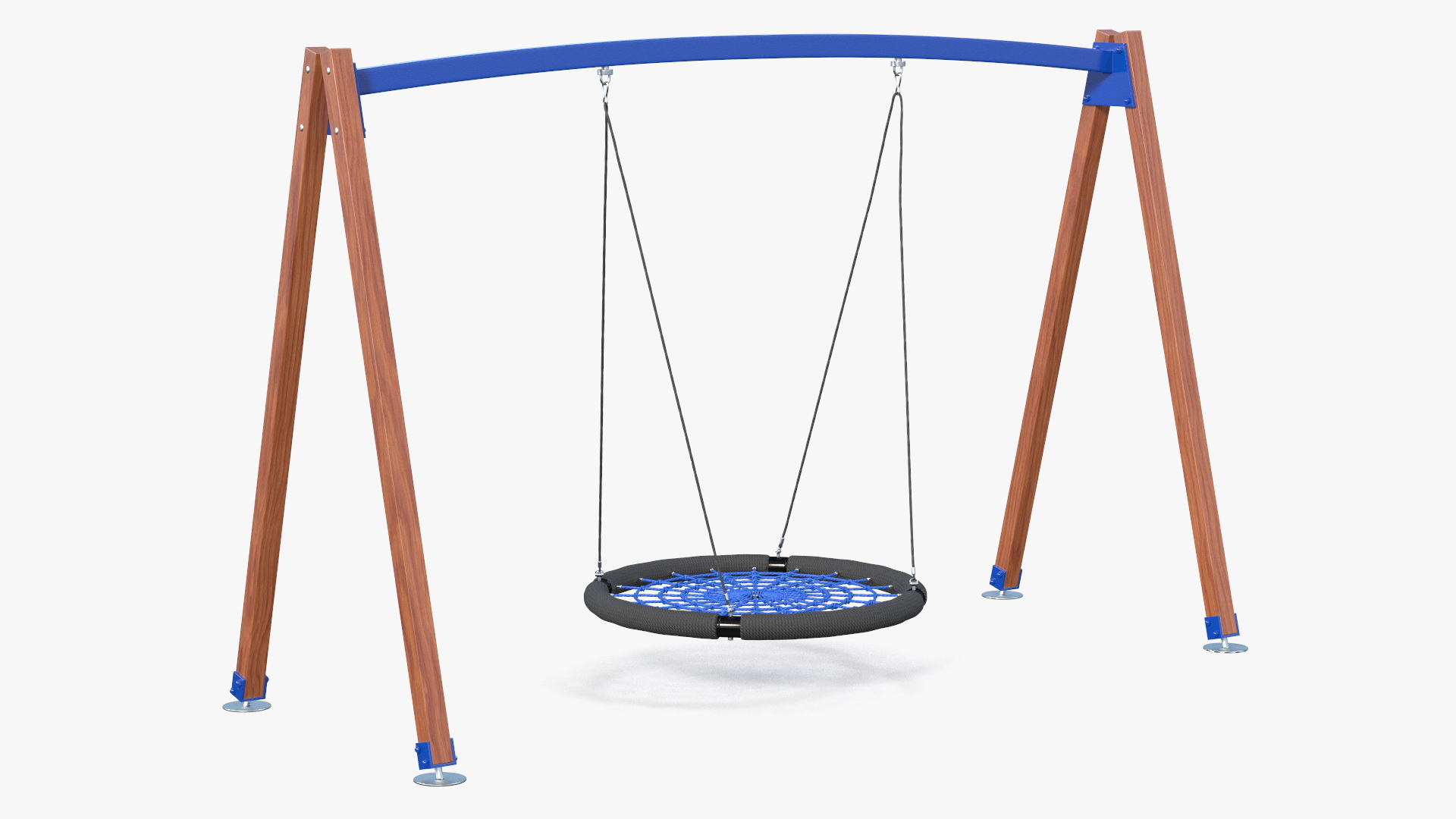 3D Spider Web Saucer Swing Blue model