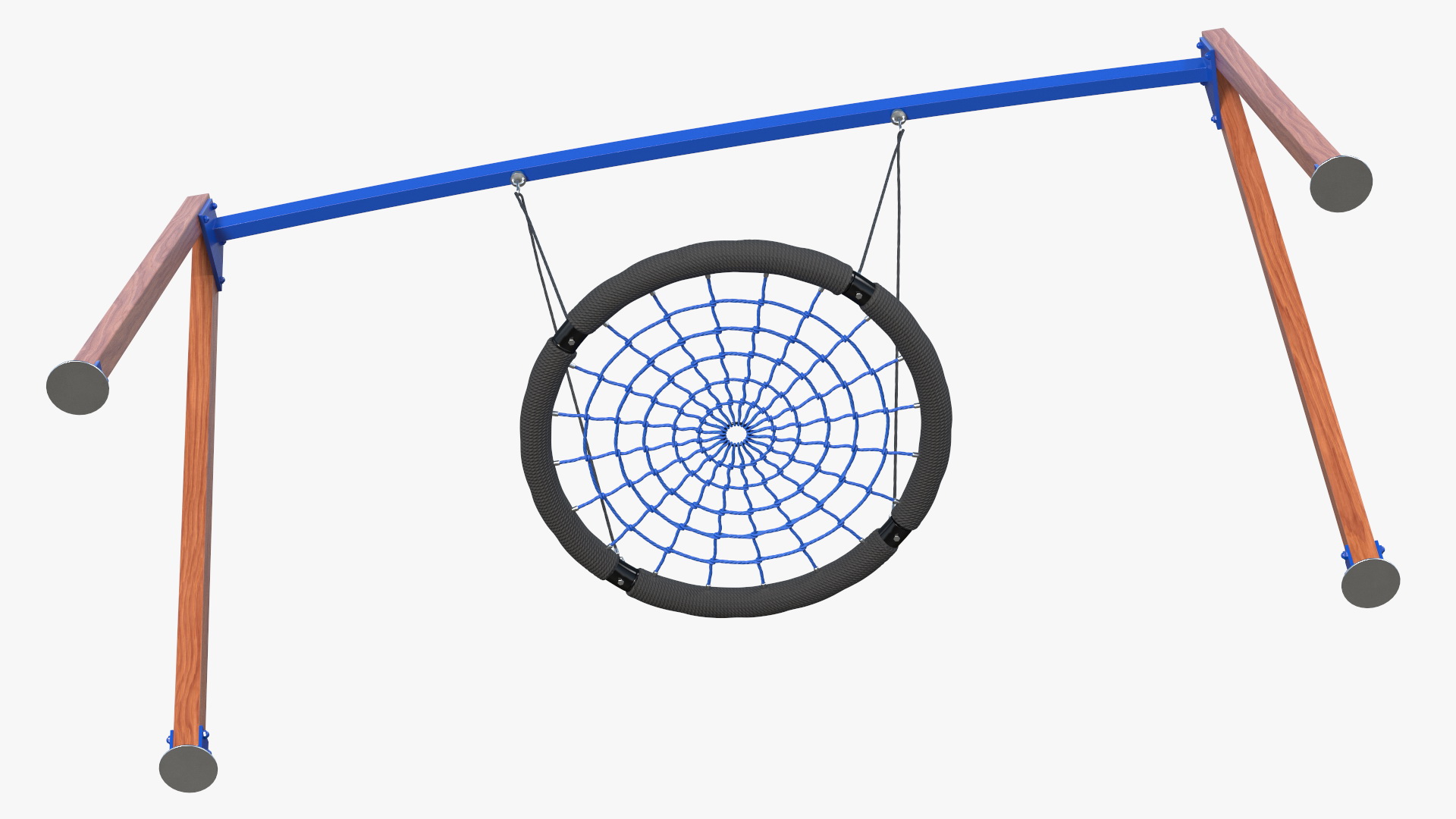 3D Spider Web Saucer Swing Blue model