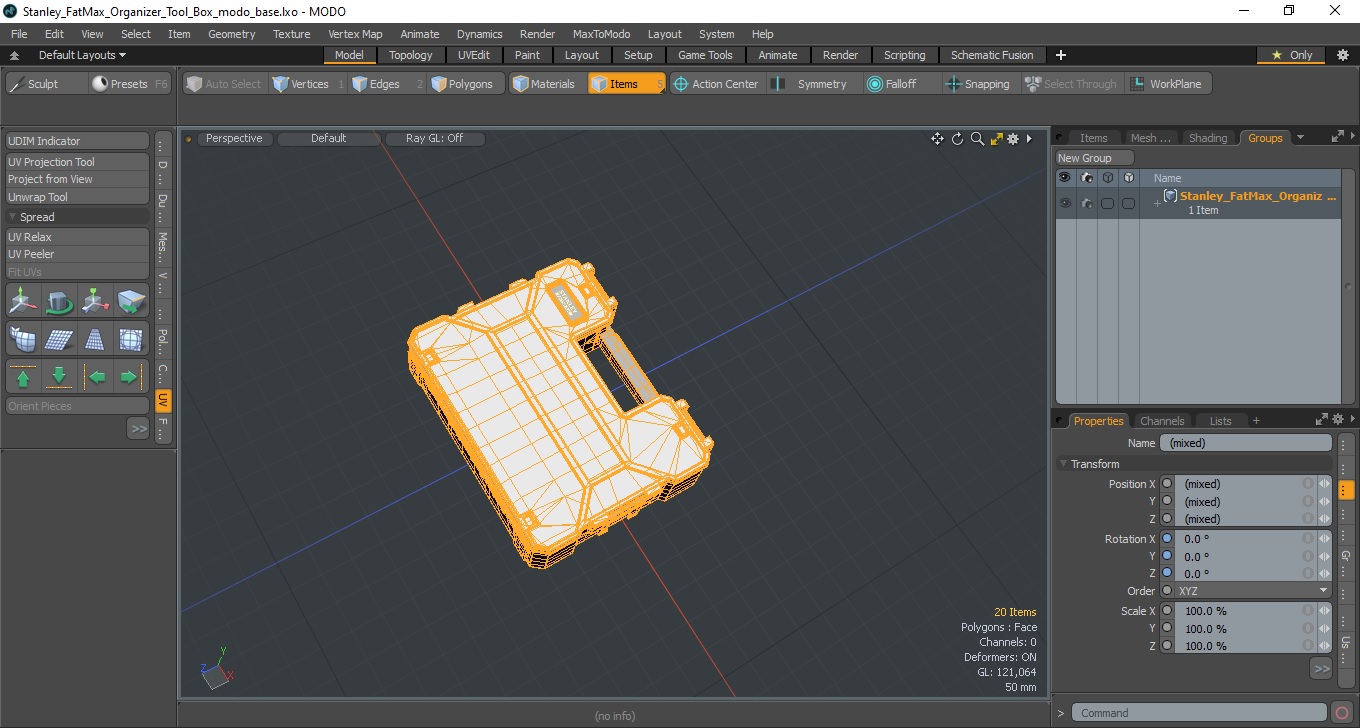 3D Stanley FatMax Organizer Tool Box model