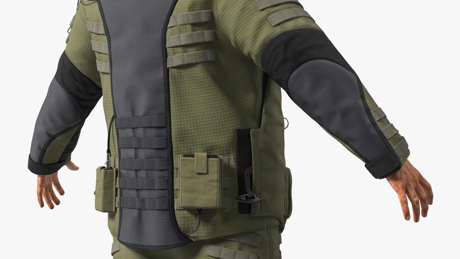 EOD 10 Bomb Suit Rigged for Cinema 4D 3D